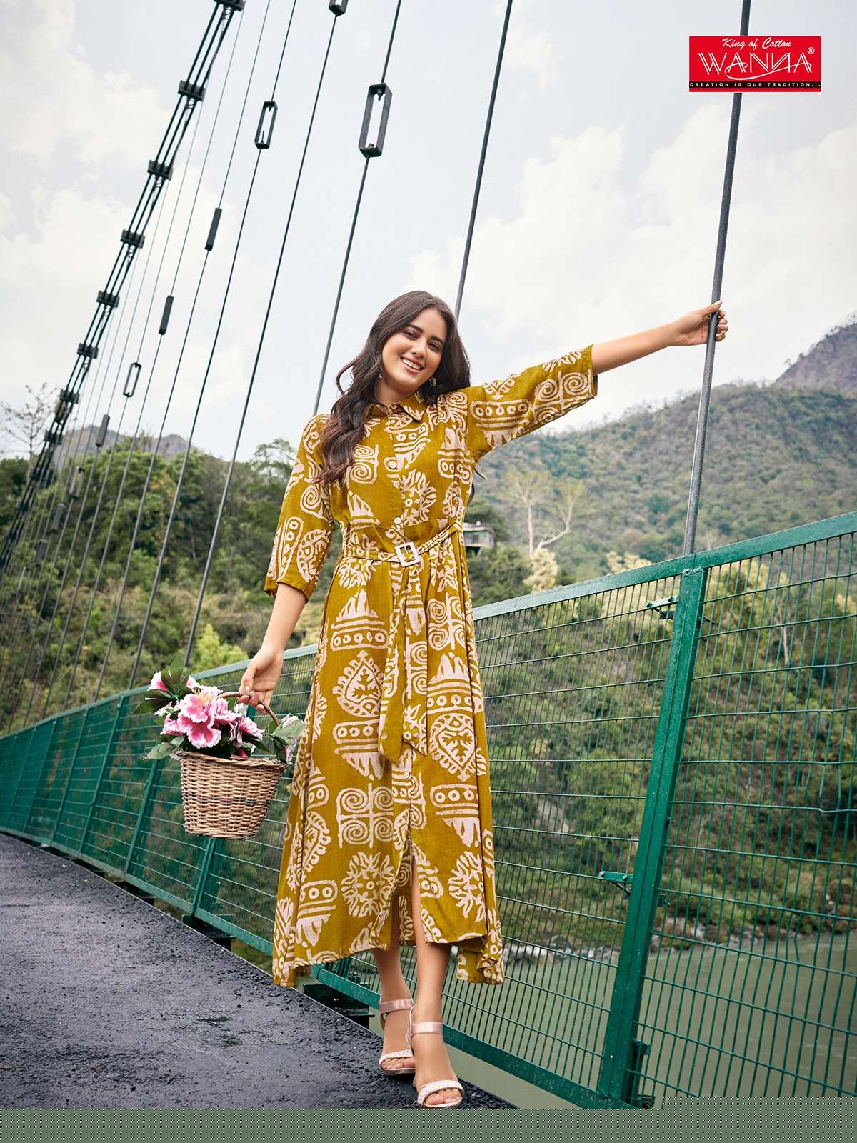 Amber By Wanna 154 To 161 Series Designer Stylish Fancy Colorful Beautiful Party Wear & Ethnic Wear Collection Heavy Rayon Print Kurtis At Wholesale Price
