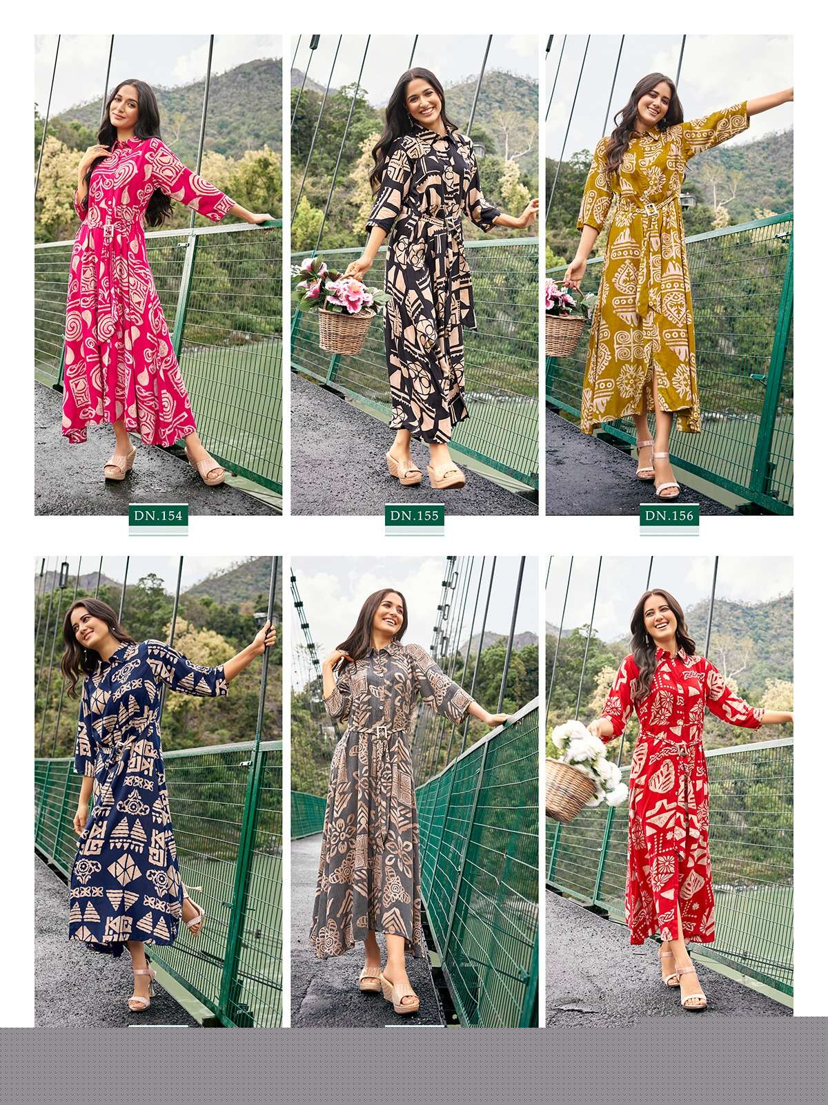 Amber By Wanna 154 To 161 Series Designer Stylish Fancy Colorful Beautiful Party Wear & Ethnic Wear Collection Heavy Rayon Print Kurtis At Wholesale Price