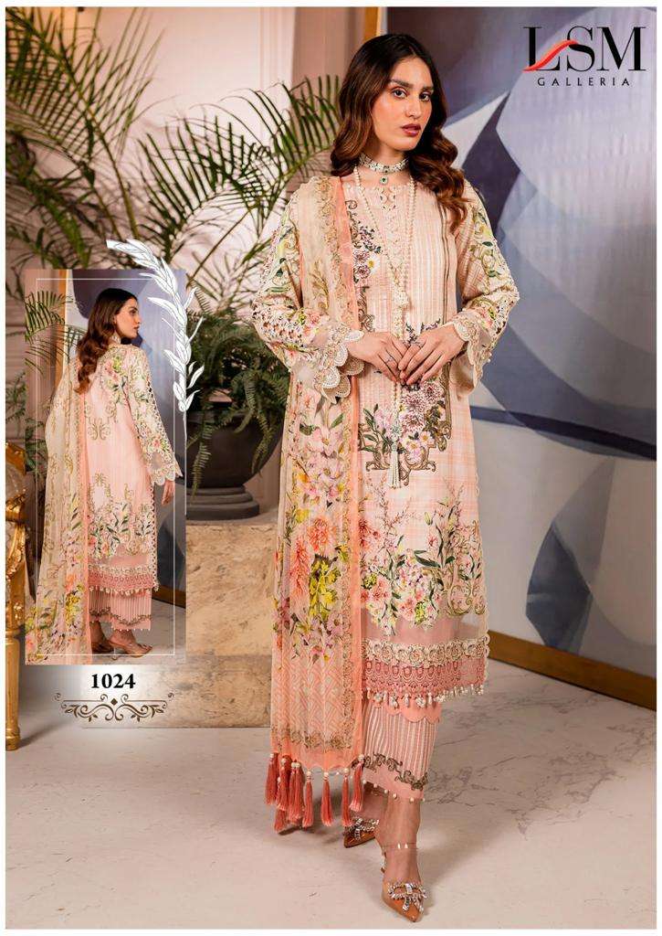 Parian Dream Vol-3 By Lsm Galleria 1021 To 1026 Series Beautiful Pakistani Suits Stylish Fancy Colorful Casual Wear & Ethnic Wear Pure Lawn Dresses At Wholesale Price