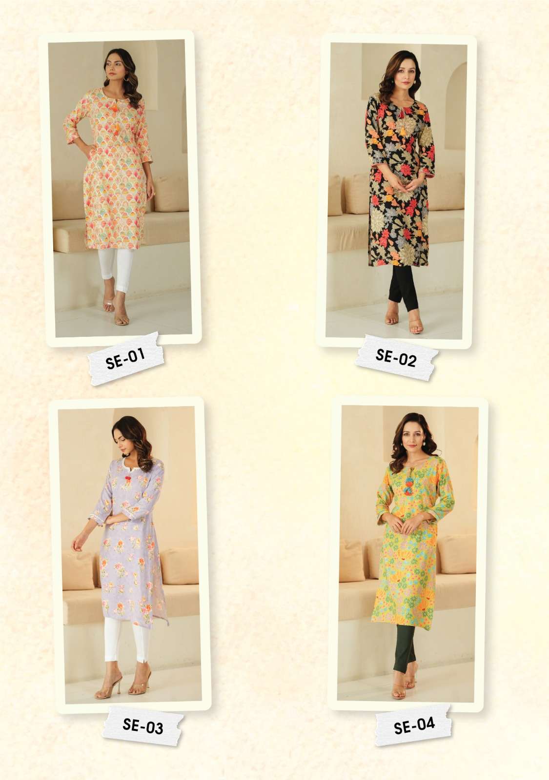 Relove By S4u Fashion 01 To 07 Series Designer Stylish Fancy Colorful Beautiful Party Wear & Ethnic Wear Collection Cotton Rayon Kurtis At Wholesale Price