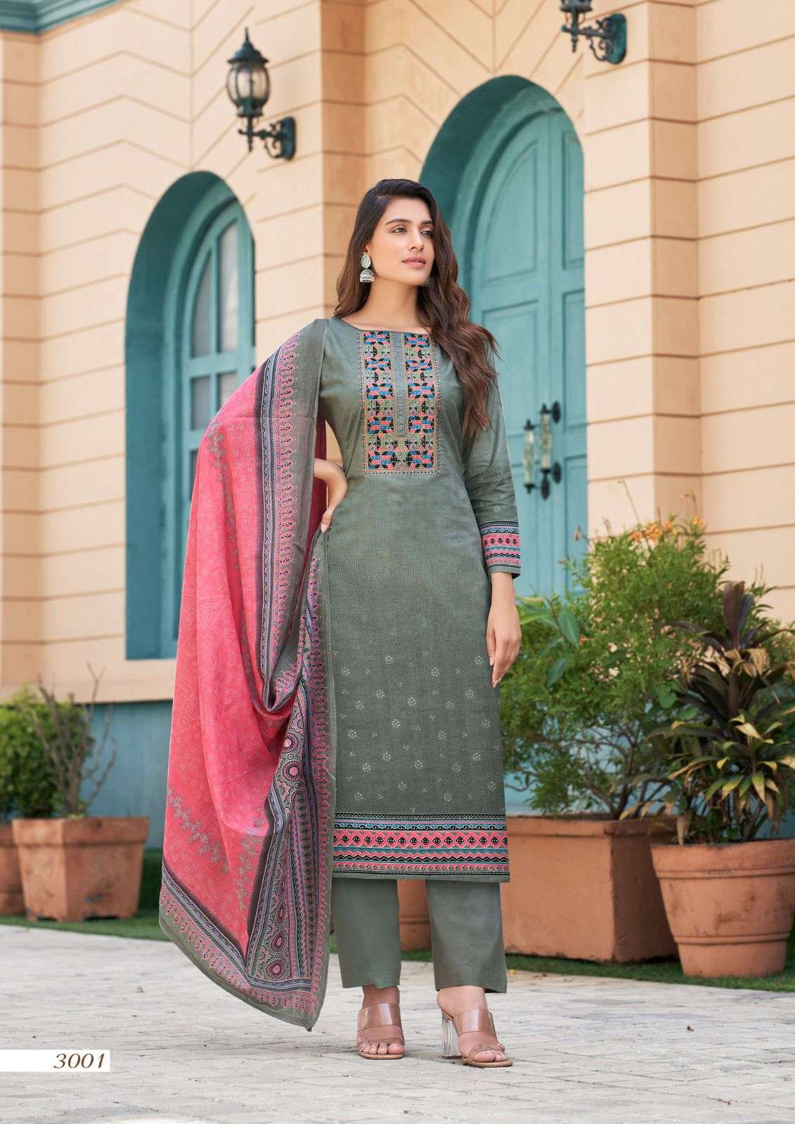 Naishaa Vol-3 By Yashika Trends 3001 To 3008 Series Beautiful Stylish Festive Suits Fancy Colorful Casual Wear & Ethnic Wear & Ready To Wear Pure Cotton Print Dresses At Wholesale Price