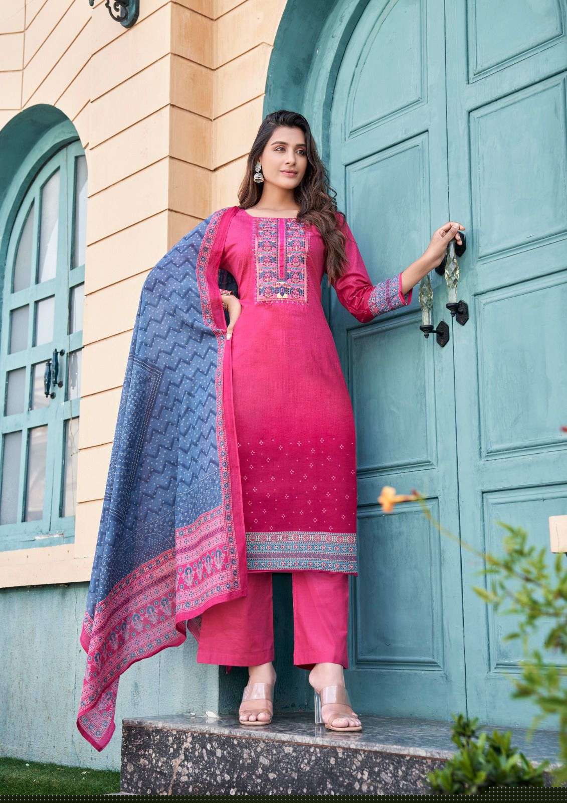 Naishaa Vol-3 By Yashika Trends 3001 To 3008 Series Beautiful Stylish Festive Suits Fancy Colorful Casual Wear & Ethnic Wear & Ready To Wear Pure Cotton Print Dresses At Wholesale Price