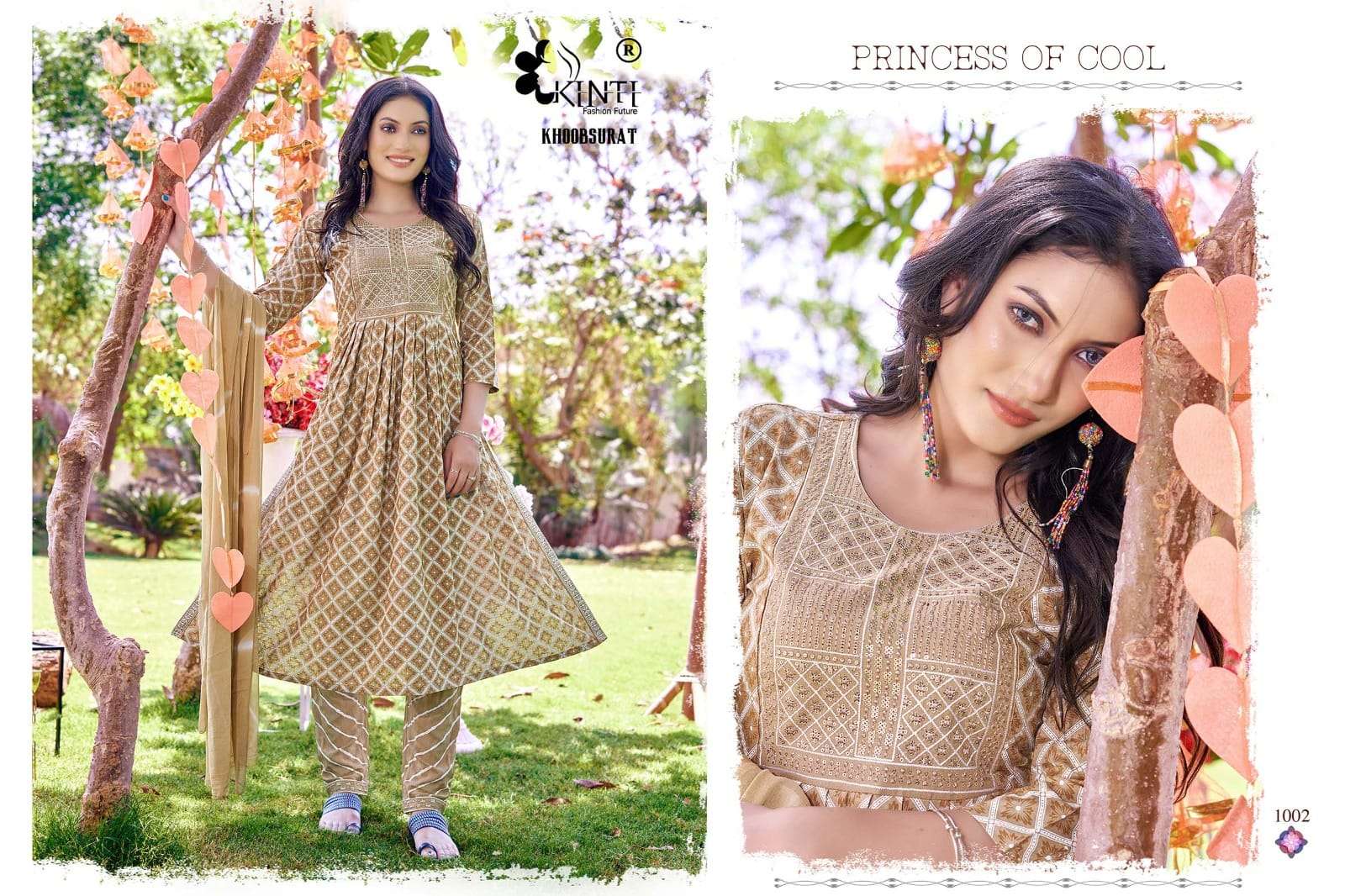 Khoobsurat By Kinti 1001 To 1006 Series Beautiful Stylish Fancy Colorful Casual Wear & Ethnic Wear Rayon Slub Kurtis With Bottom At Wholesale Price
