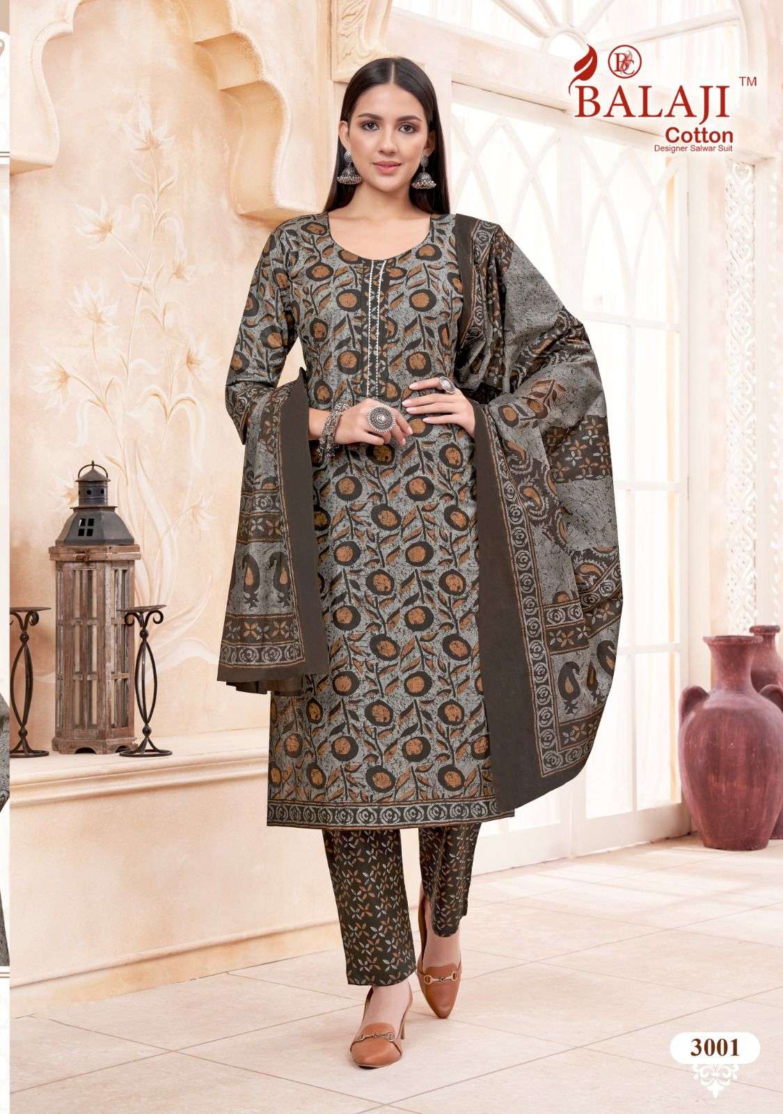 Battik Art Work Vol-3 By Balaji Cotton 3001 To 3012 Series Beautiful Festive Suits Colorful Stylish Fancy Casual Wear & Ethnic Wear Pure Cotton Print Dresses At Wholesale Price