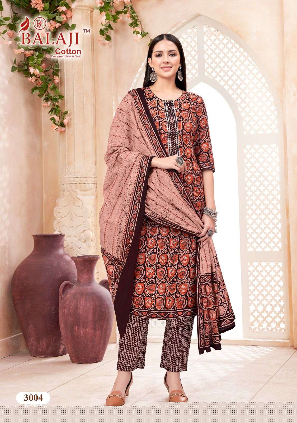 Battik Art Work Vol-3 By Balaji Cotton 3001 To 3012 Series Beautiful Festive Suits Colorful Stylish Fancy Casual Wear & Ethnic Wear Pure Cotton Print Dresses At Wholesale Price