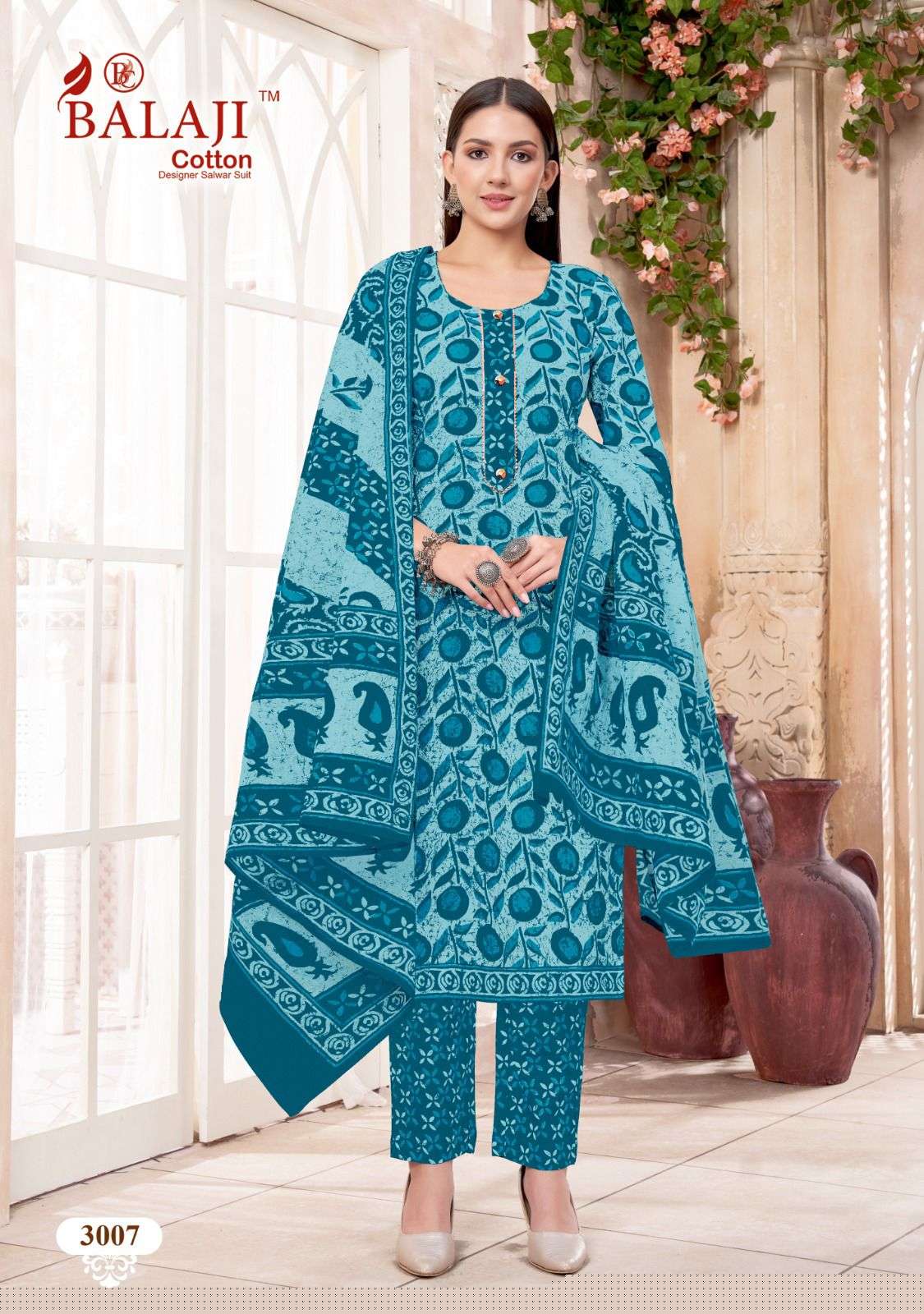 Battik Art Work Vol-3 By Balaji Cotton 3001 To 3012 Series Beautiful Festive Suits Colorful Stylish Fancy Casual Wear & Ethnic Wear Pure Cotton Print Dresses At Wholesale Price