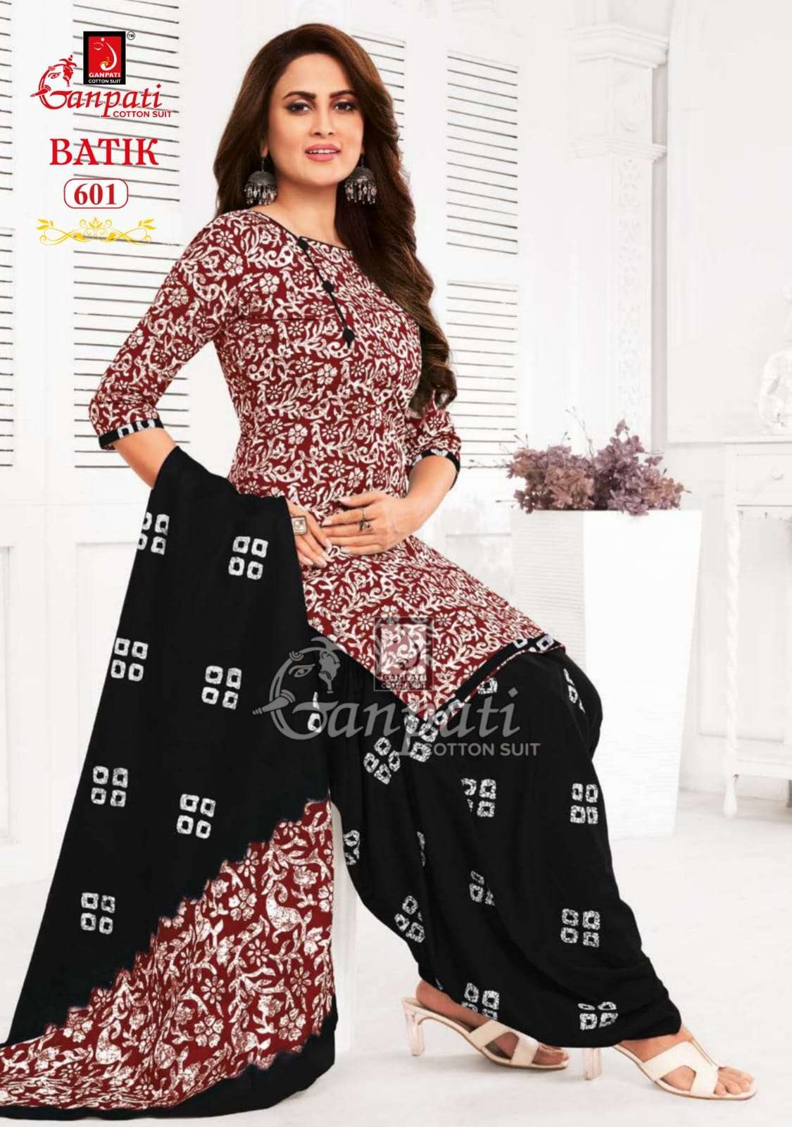 Batik Vol-6 By Ganpati Cotton Suits 601 To 615 Series Beautiful Festive Suits Colorful Stylish Fancy Casual Wear & Ethnic Wear Pure Cotton Print Dresses At Wholesale Price