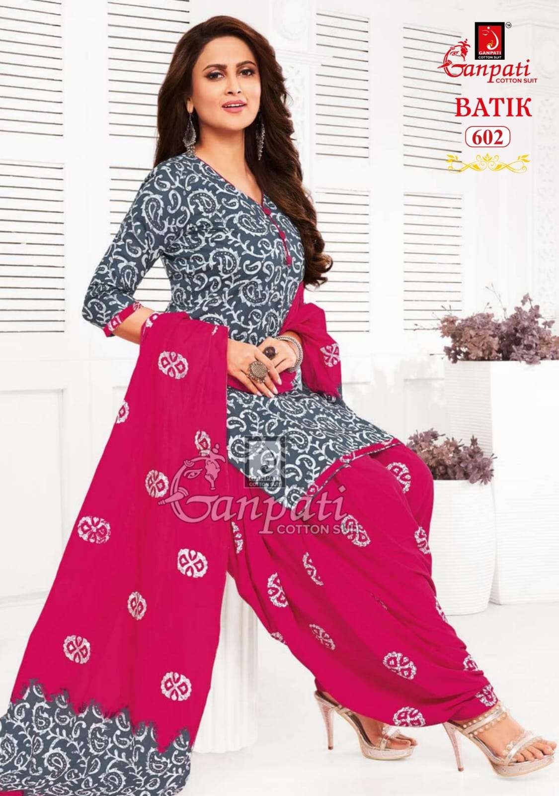 Batik Vol-6 By Ganpati Cotton Suits 601 To 615 Series Beautiful Festive Suits Colorful Stylish Fancy Casual Wear & Ethnic Wear Pure Cotton Print Dresses At Wholesale Price
