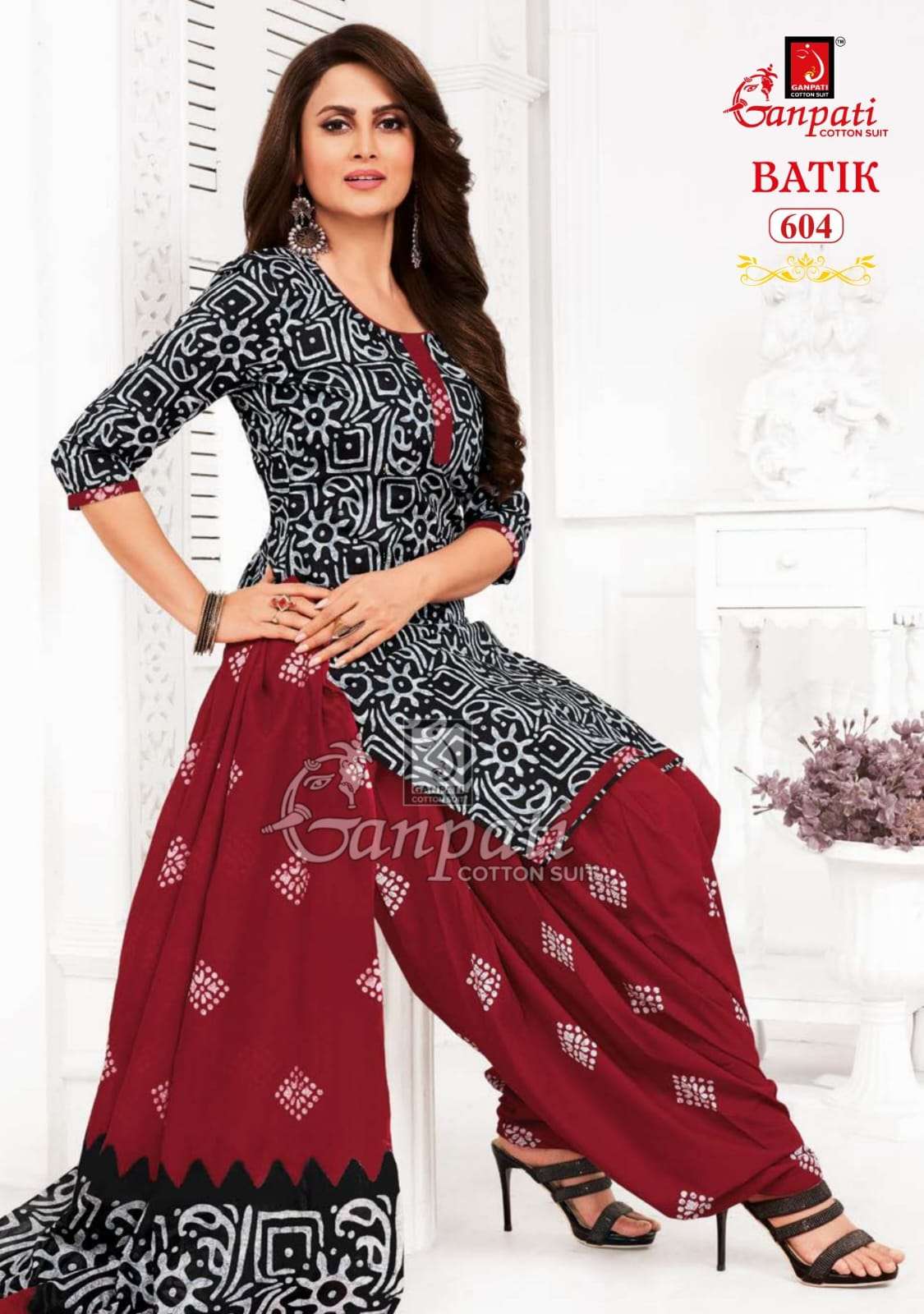 Batik Vol-6 By Ganpati Cotton Suits 601 To 615 Series Beautiful Festive Suits Colorful Stylish Fancy Casual Wear & Ethnic Wear Pure Cotton Print Dresses At Wholesale Price