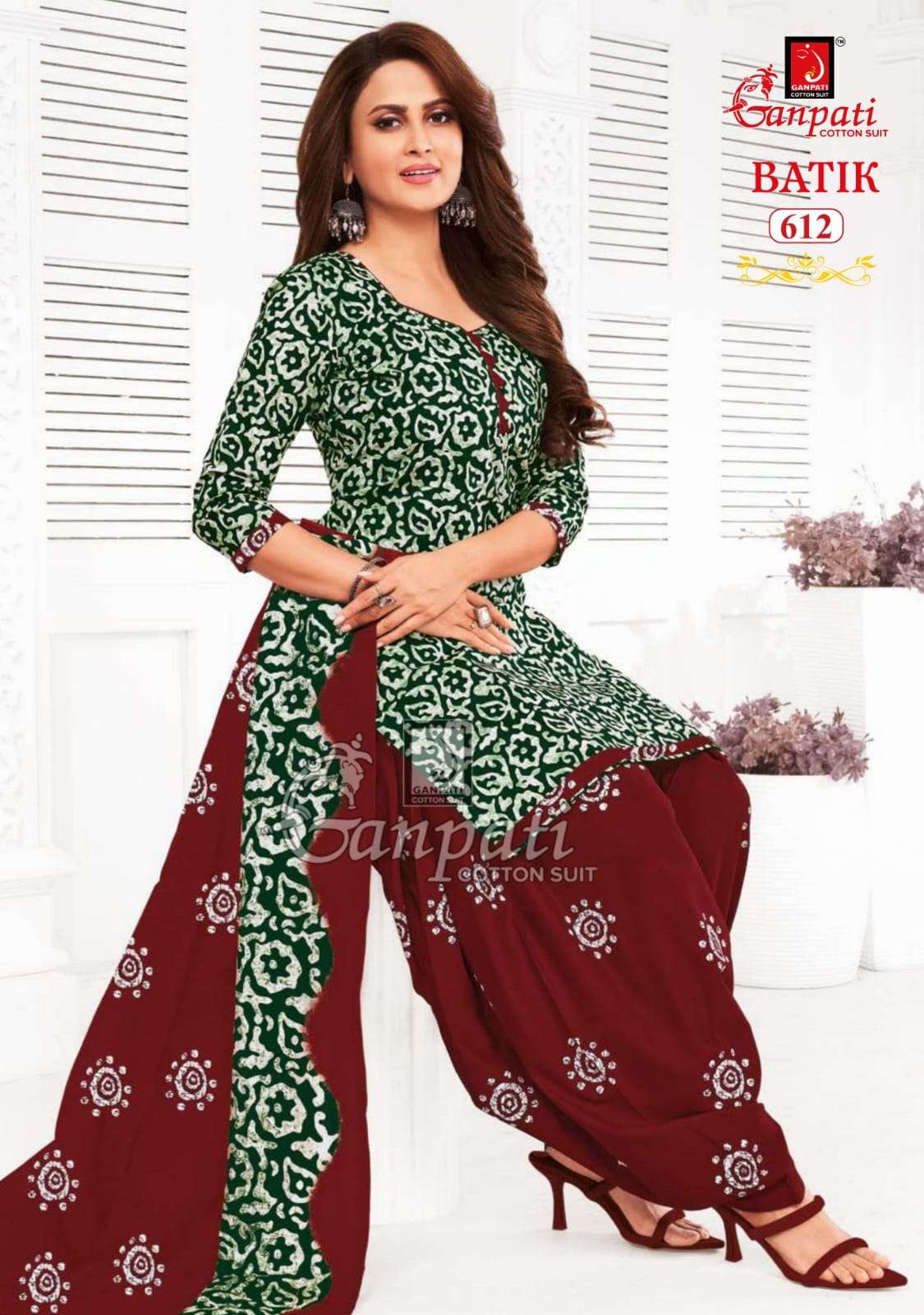 Batik Vol-6 By Ganpati Cotton Suits 601 To 615 Series Beautiful Festive Suits Colorful Stylish Fancy Casual Wear & Ethnic Wear Pure Cotton Print Dresses At Wholesale Price