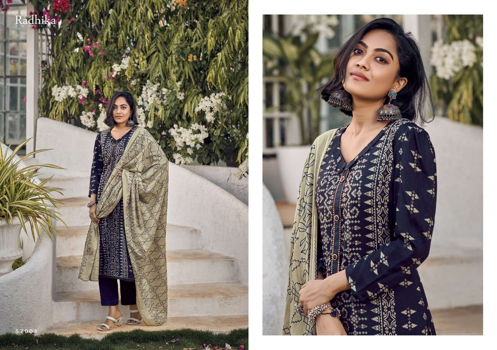 Black Berry Vol-3 By Azara 57001 To 57006 Series Beautiful Festive Suits Colorful Stylish Fancy Casual Wear & Ethnic Wear Cotton Print Dresses At Wholesale Price