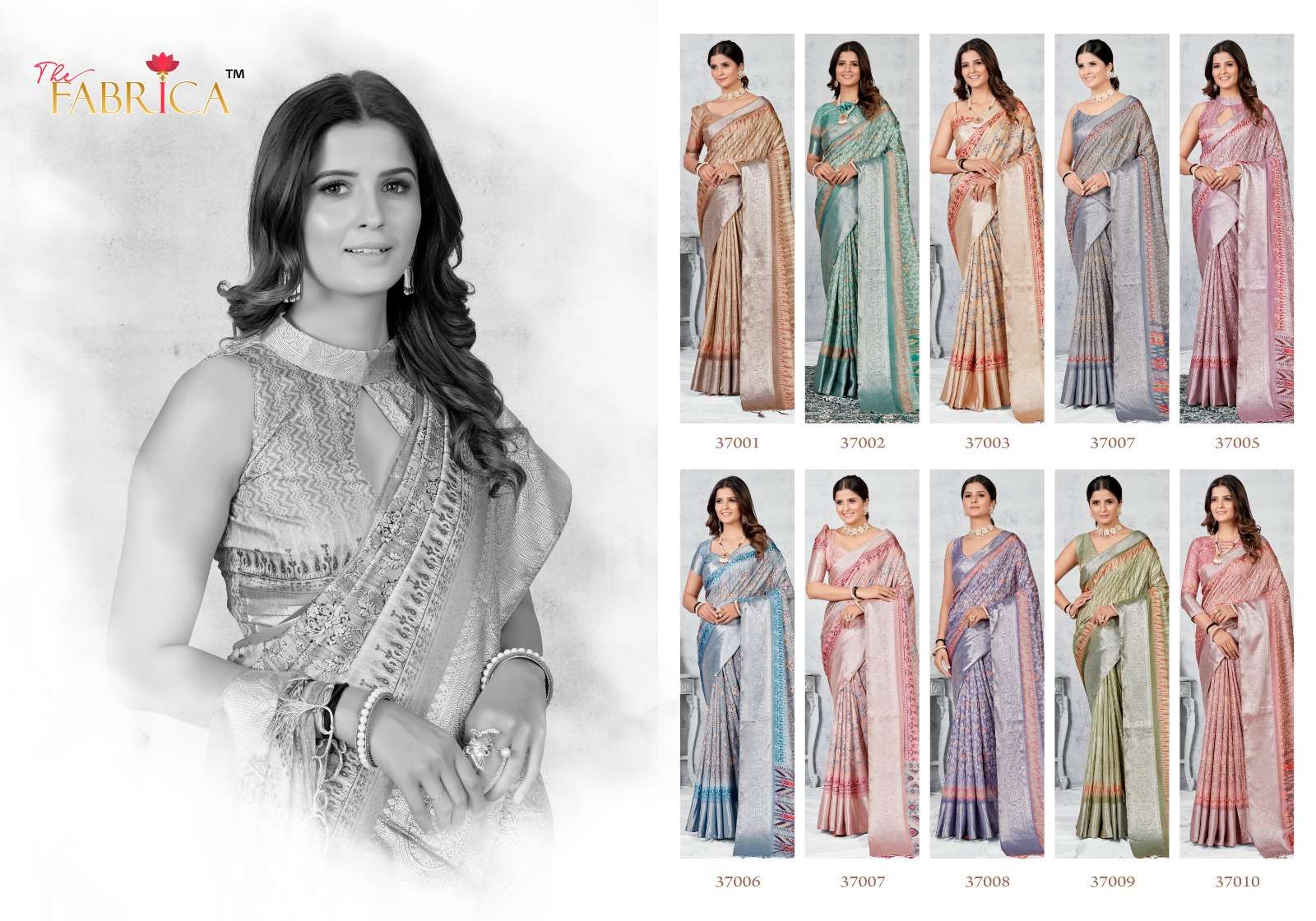 Saffron Vol-2 By The Fabrica 37001 To 37010 Series Indian Traditional Wear Collection Beautiful Stylish Fancy Colorful Party Wear & Occasional Wear Soft Dola Jacquard Sarees At Wholesale Price