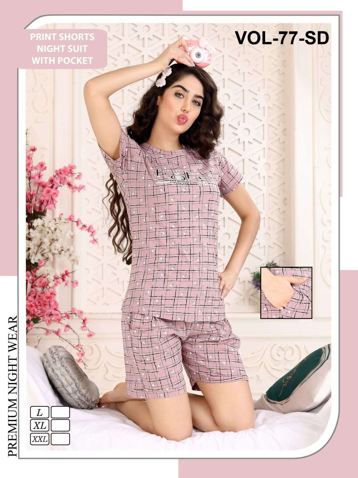 Vol-77-SD By Fashion Talk 01 To 06 Series Beautiful Stylish Fancy Colorful Casual Wear & Ethnic Wear Hosiery Cotton Night Suits At Wholesale Price