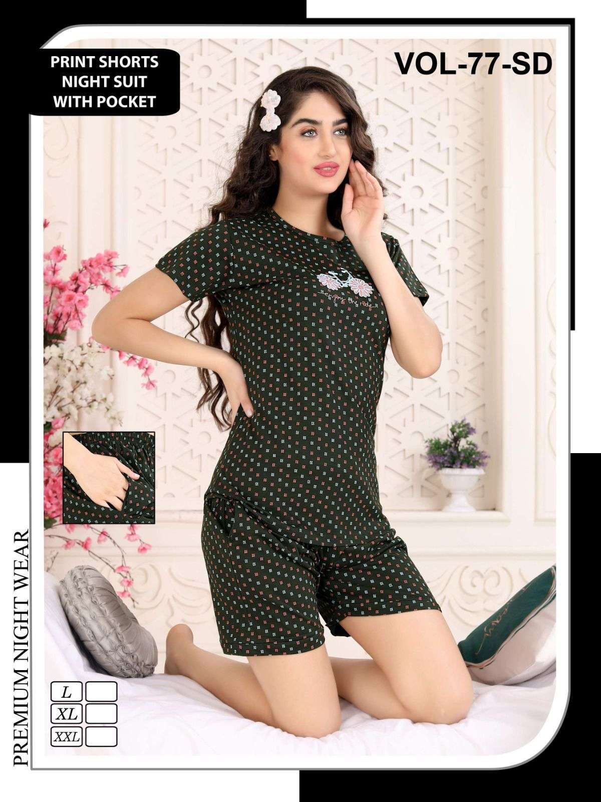 Vol-77-SD By Fashion Talk 01 To 06 Series Beautiful Stylish Fancy Colorful Casual Wear & Ethnic Wear Hosiery Cotton Night Suits At Wholesale Price