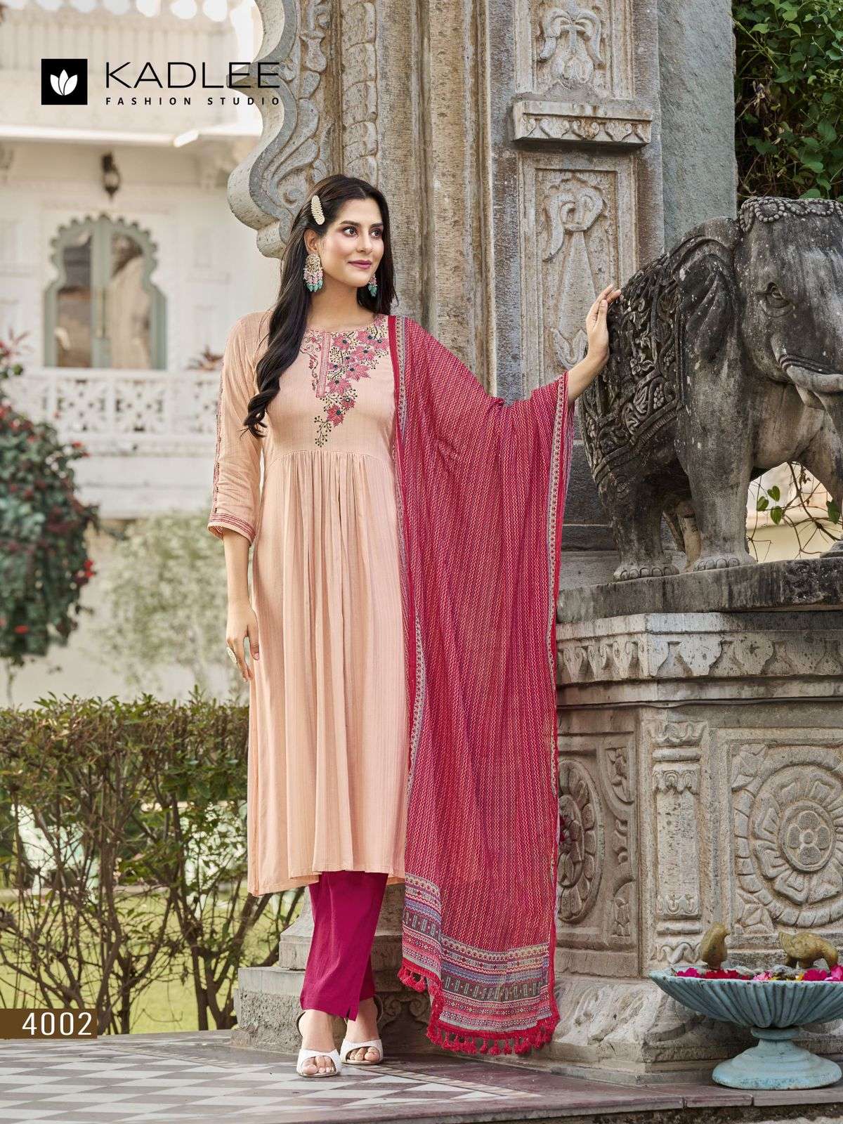 Diva By Kadlee 4001 To 4006 Series Beautiful Sharara Suits Colorful Stylish Fancy Casual Wear & Ethnic Wear Rayon Dresses At Wholesale Price