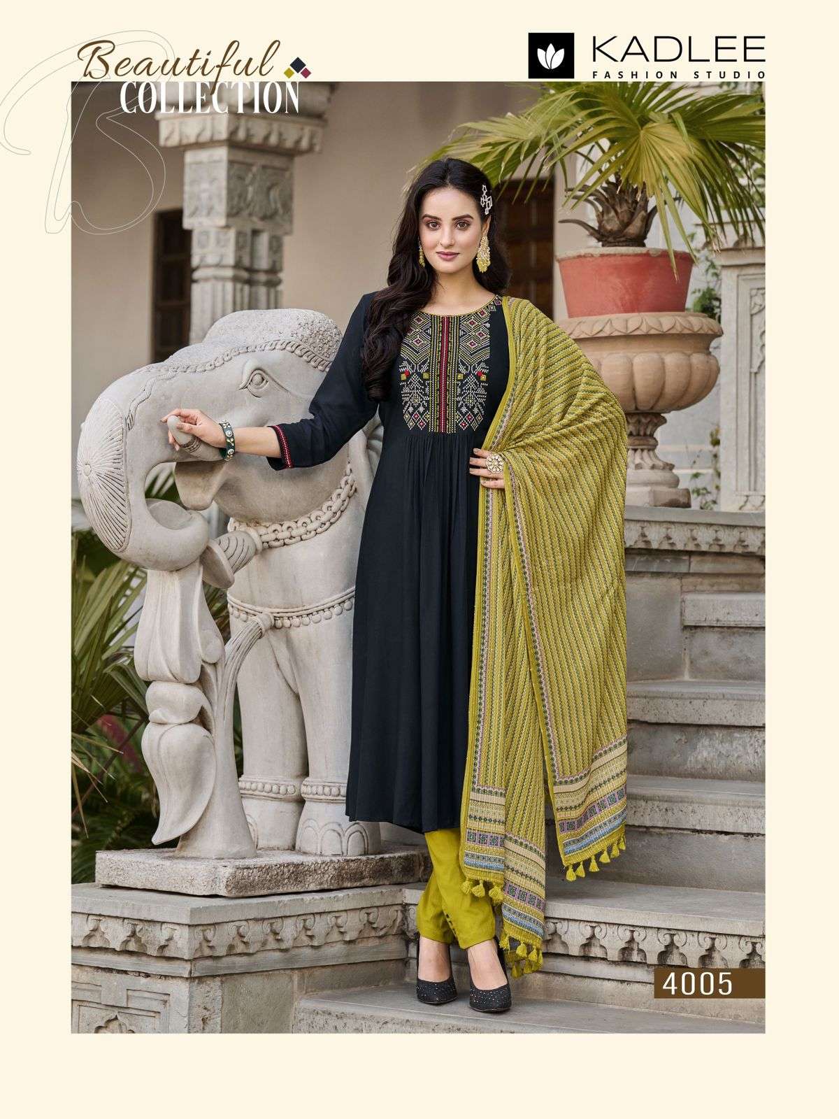 Diva By Kadlee 4001 To 4006 Series Beautiful Sharara Suits Colorful Stylish Fancy Casual Wear & Ethnic Wear Rayon Dresses At Wholesale Price