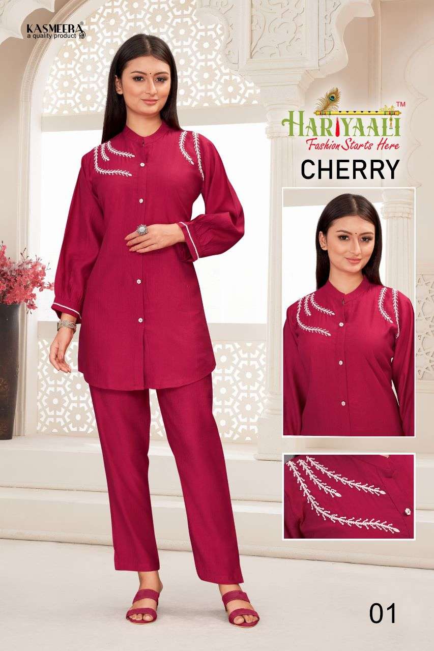 Cherry By Hariyaali 01 To 06 Series Beautiful Stylish Fancy Colorful Casual Wear & Ethnic Wear Silk Tops With Bottom At Wholesale Price