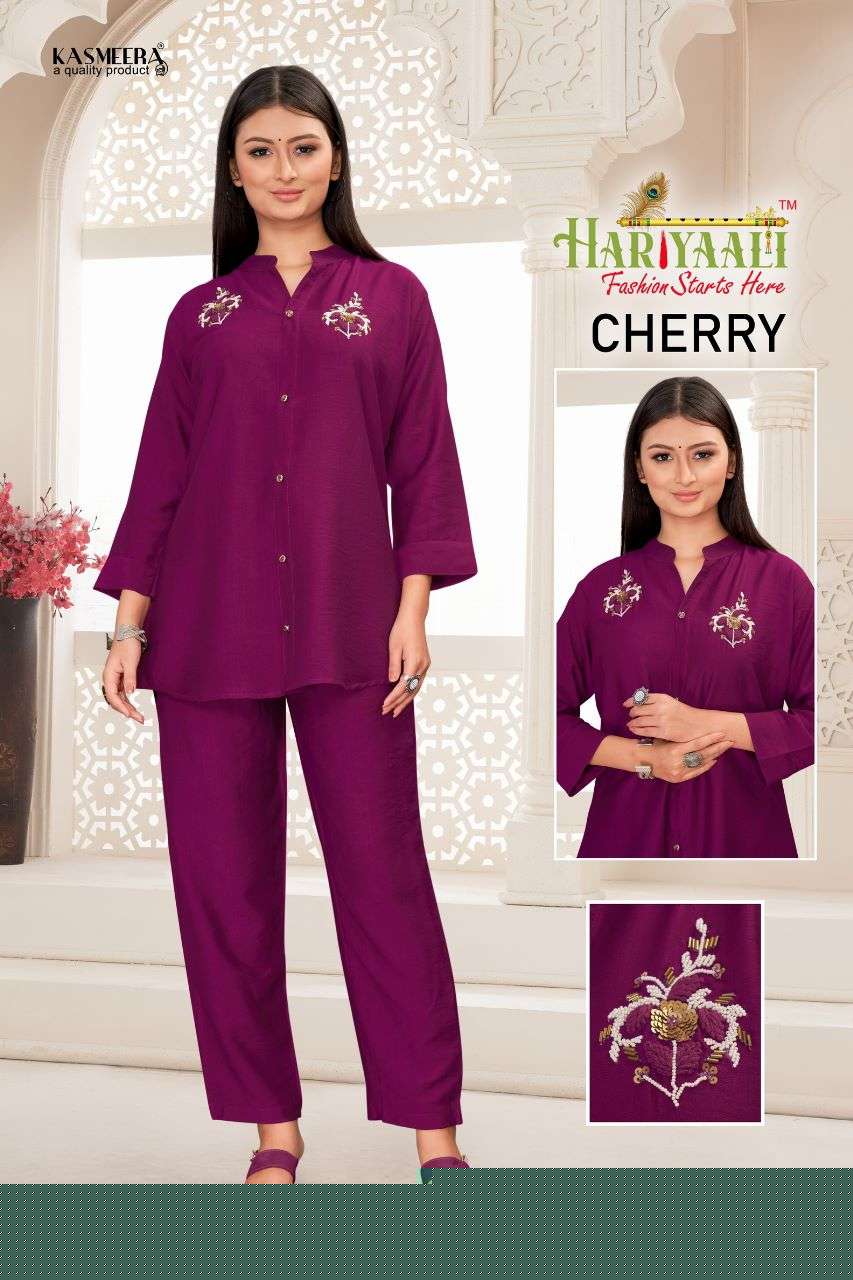 Cherry By Hariyaali 01 To 06 Series Beautiful Stylish Fancy Colorful Casual Wear & Ethnic Wear Silk Tops With Bottom At Wholesale Price