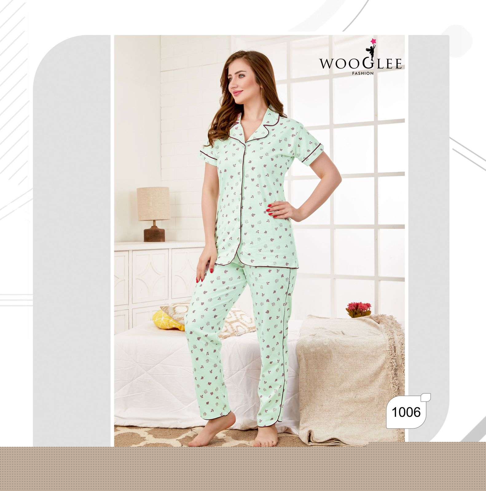 Night Out Vol-3 By Wooglee 1001 To 1006 Series Beautiful Stylish Fancy Colorful Casual Wear & Ethnic Wear Hosiery Cotton Night Suits At Wholesale Price