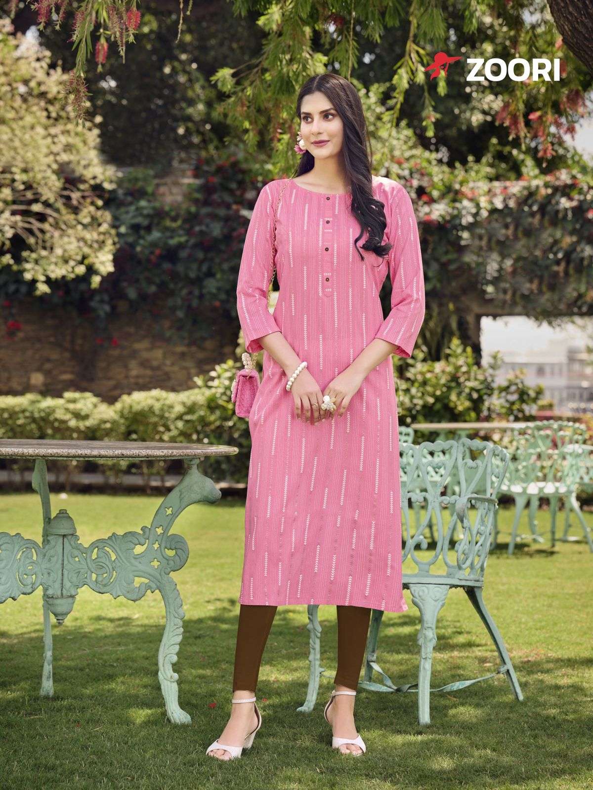 Akshara Vol-22 By Zoori 1129 To 1133 Series Designer Stylish Fancy Colorful Beautiful Party Wear & Ethnic Wear Collection Rayon Print Kurtis At Wholesale Price