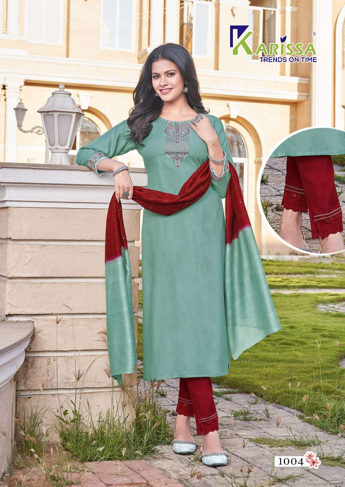Kashvi By Karissa 1001 To 1006 Series Festive Suits Beautiful Fancy Colorful Stylish Party Wear & Occasional Wear Viscose Rayon Dresses At Wholesale Price