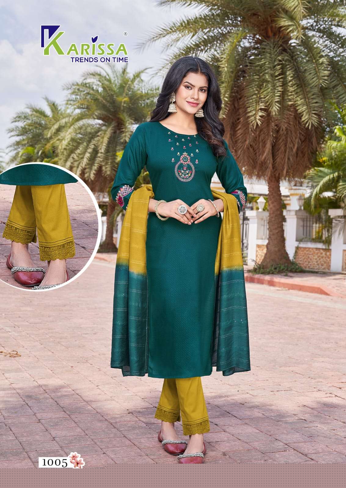 Kashvi By Karissa 1001 To 1006 Series Festive Suits Beautiful Fancy Colorful Stylish Party Wear & Occasional Wear Viscose Rayon Dresses At Wholesale Price