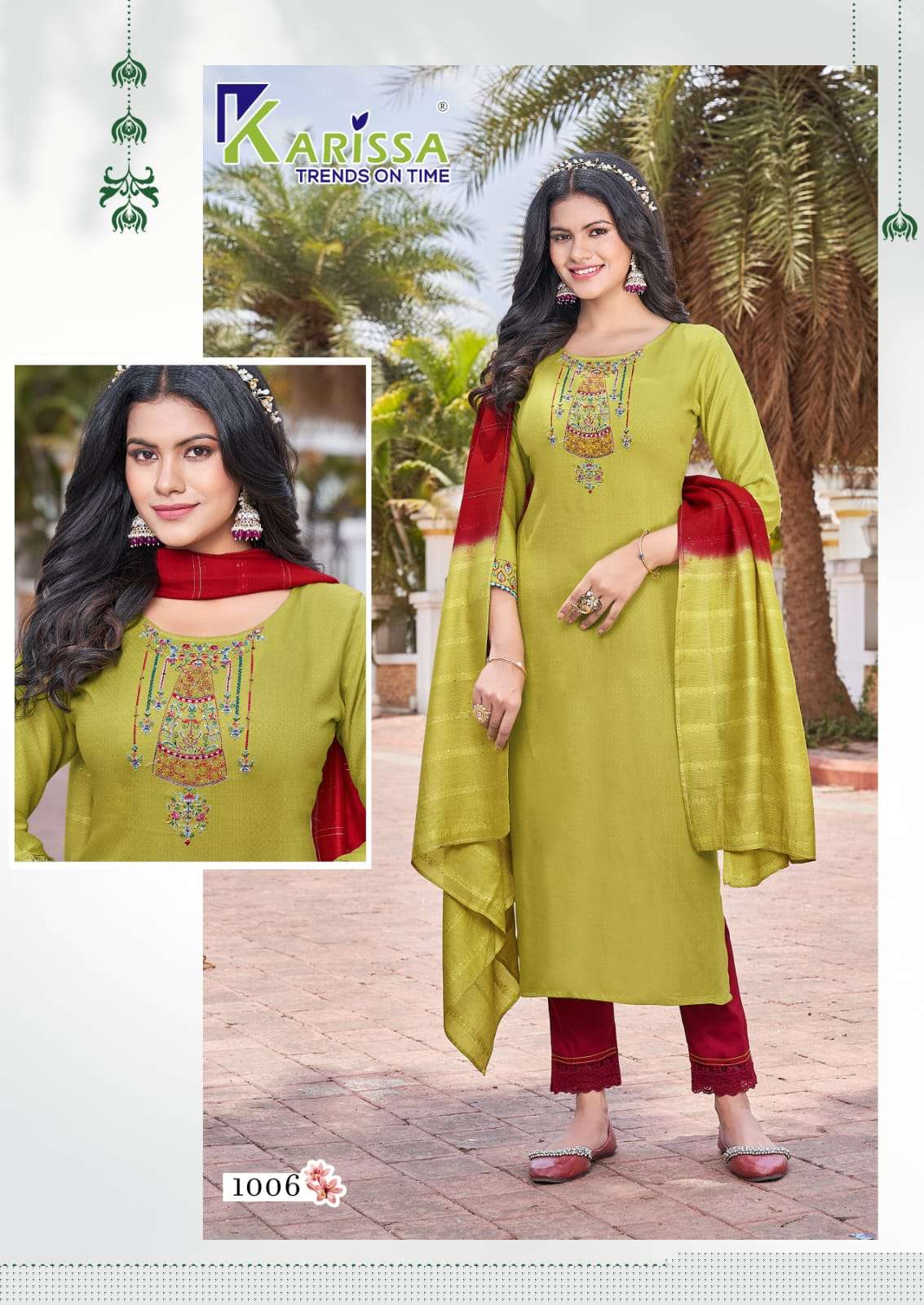 Kashvi By Karissa 1001 To 1006 Series Festive Suits Beautiful Fancy Colorful Stylish Party Wear & Occasional Wear Viscose Rayon Dresses At Wholesale Price