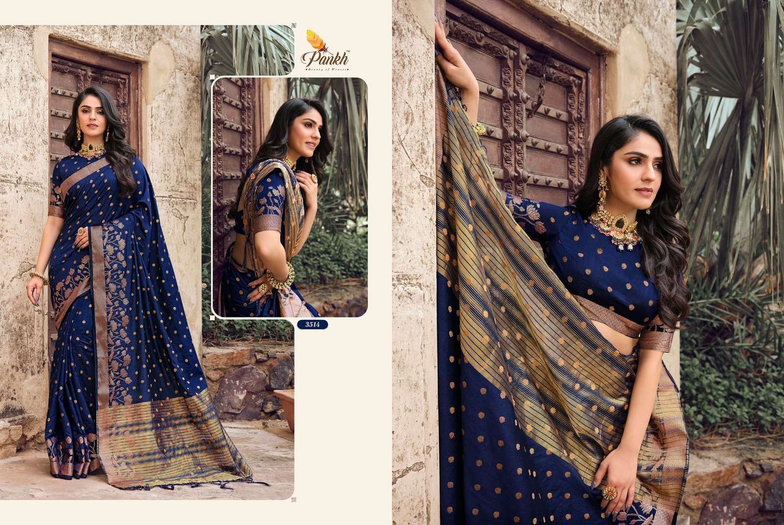 Ruchi Silk Vol-3 By Pankh Creation 3501 To 3521 Series Indian Traditional Wear Collection Beautiful Stylish Fancy Colorful Party Wear & Occasional Wear Raw Silk Sarees At Wholesale Price