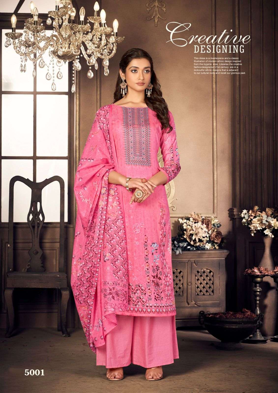 Riana Vol-5 By Yashika Trends 5001 To 5010 Series Beautiful Suits Colorful Stylish Fancy Casual Wear & Ethnic Wear Pure Lawn Print Dresses At Wholesale Price