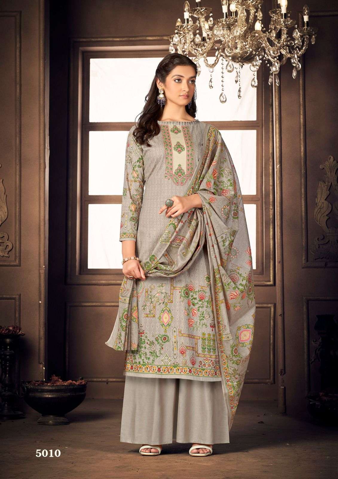 Riana Vol-5 By Yashika Trends 5001 To 5010 Series Beautiful Suits Colorful Stylish Fancy Casual Wear & Ethnic Wear Pure Lawn Print Dresses At Wholesale Price