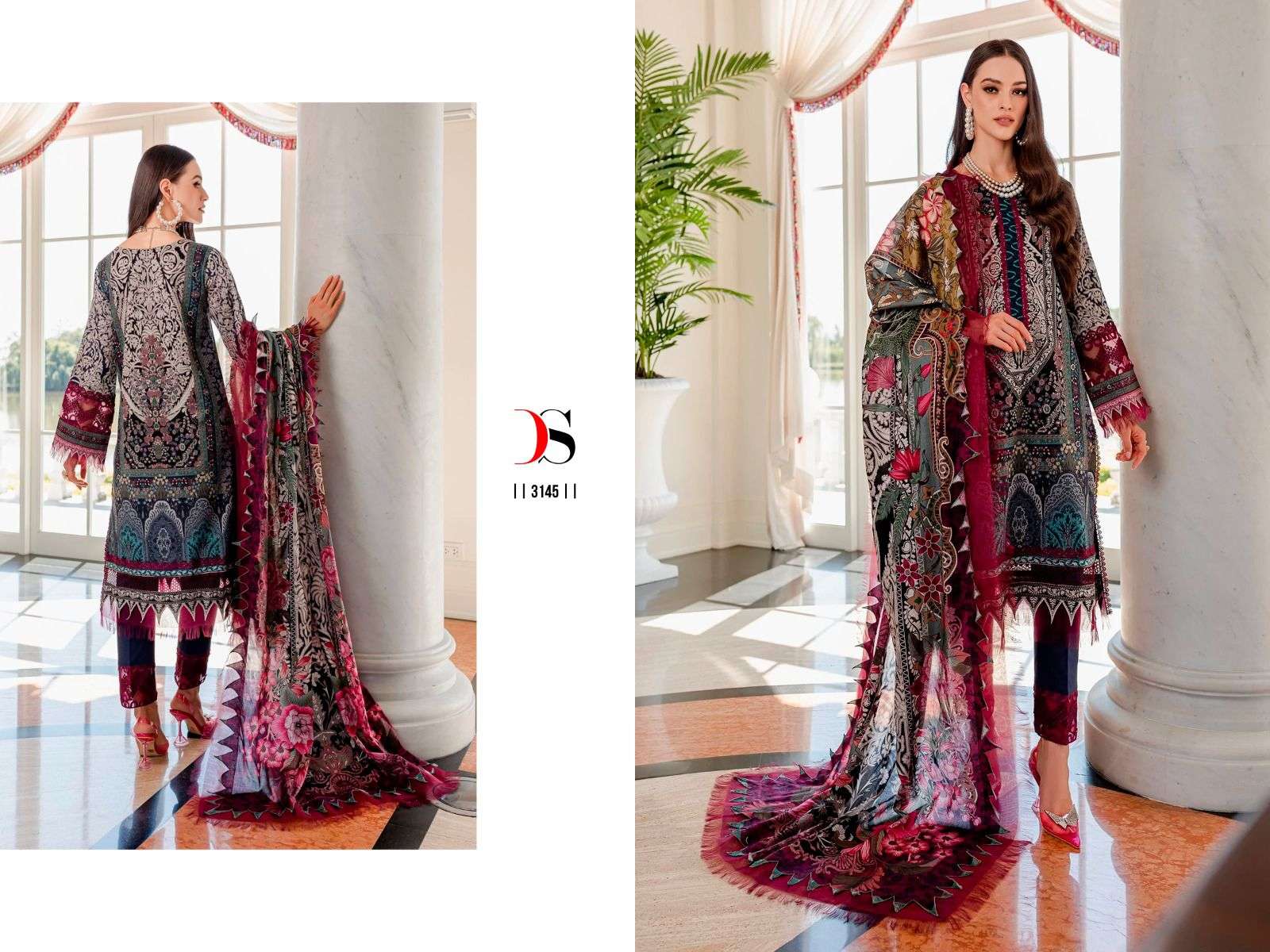 Firdous Queens Court Vol-4 By Deepsy Suits 3141 To 3148 Series Beautiful Pakistani Suits Colorful Stylish Fancy Casual Wear Pure Cotton Embroidered Dresses At Wholesale Price