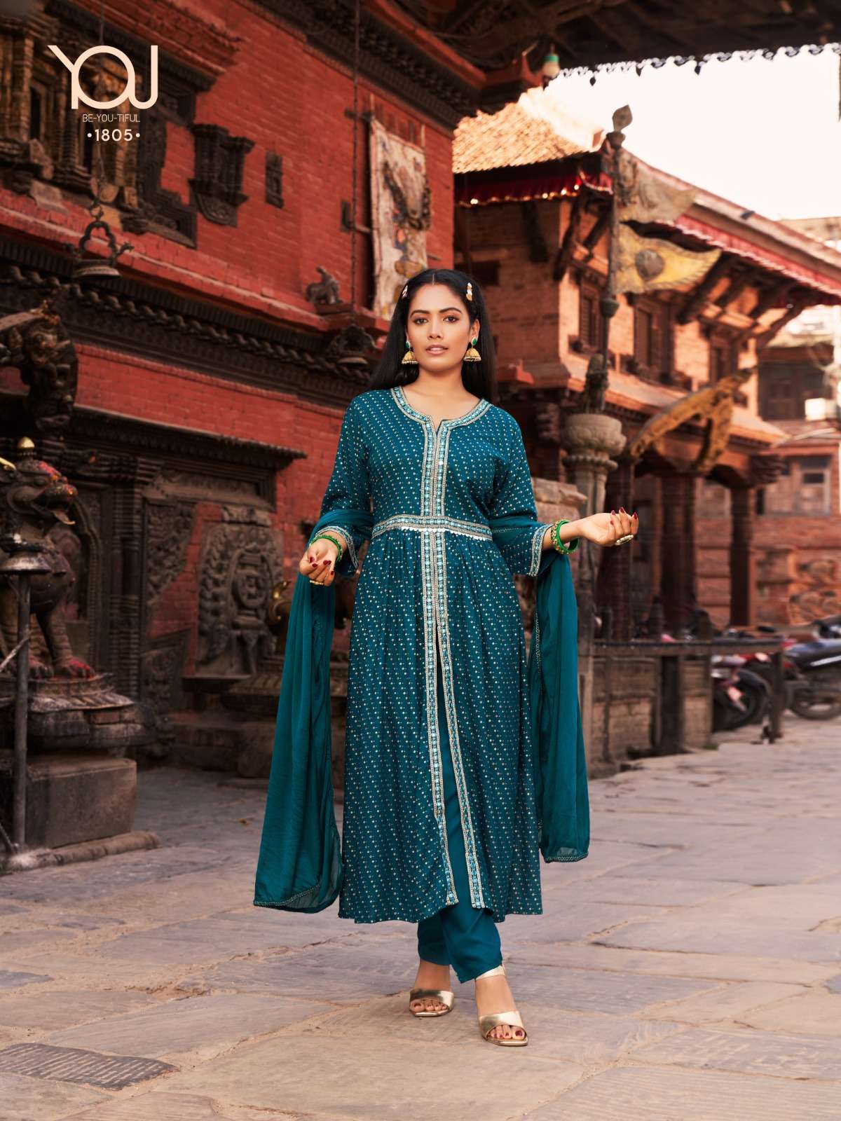 Biba By You 1801 To 1806 Series Designer Festive Suits Beautiful Fancy Colorful Stylish Party Wear & Occasional Wear Rayon Print Dresses At Wholesale Price