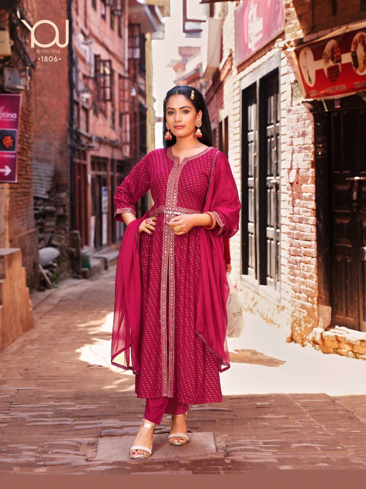 Biba By You 1801 To 1806 Series Designer Festive Suits Beautiful Fancy Colorful Stylish Party Wear & Occasional Wear Rayon Print Dresses At Wholesale Price