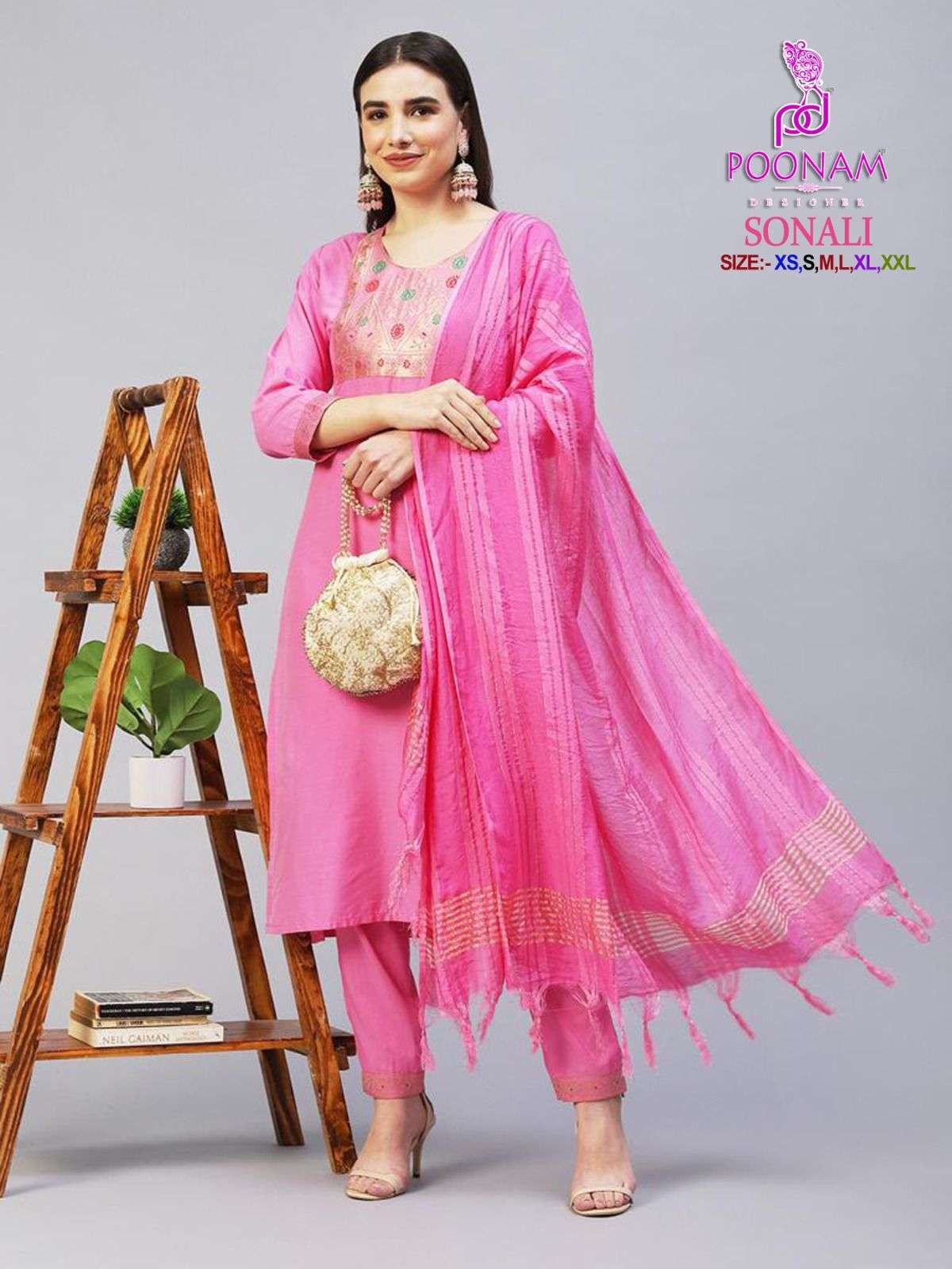 Sonali By Poonam Designer 1001 To 1005 Series Beautiful Stylish Festive Suits Fancy Colorful Casual Wear & Ethnic Wear & Ready To Wear Cotton Dresses At Wholesale Price