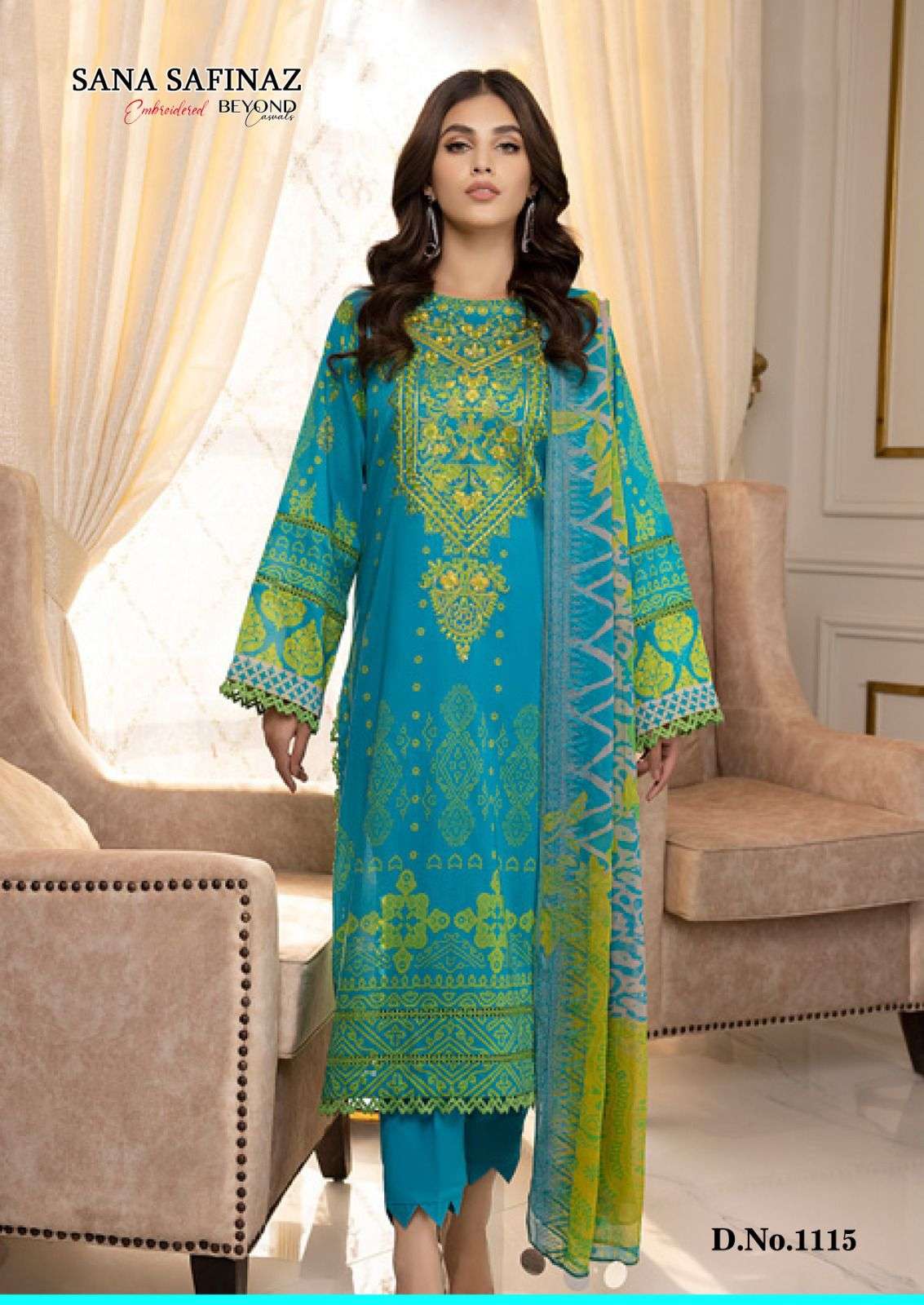 Sana Safinaz Beyond Casual By Fashid Wholesale 1115 To 1118 Series Beautiful Pakistani Suits Colorful Stylish Fancy Casual Wear & Ethnic Wear Pure Lawn Embroidered Dresses At Wholesale Price