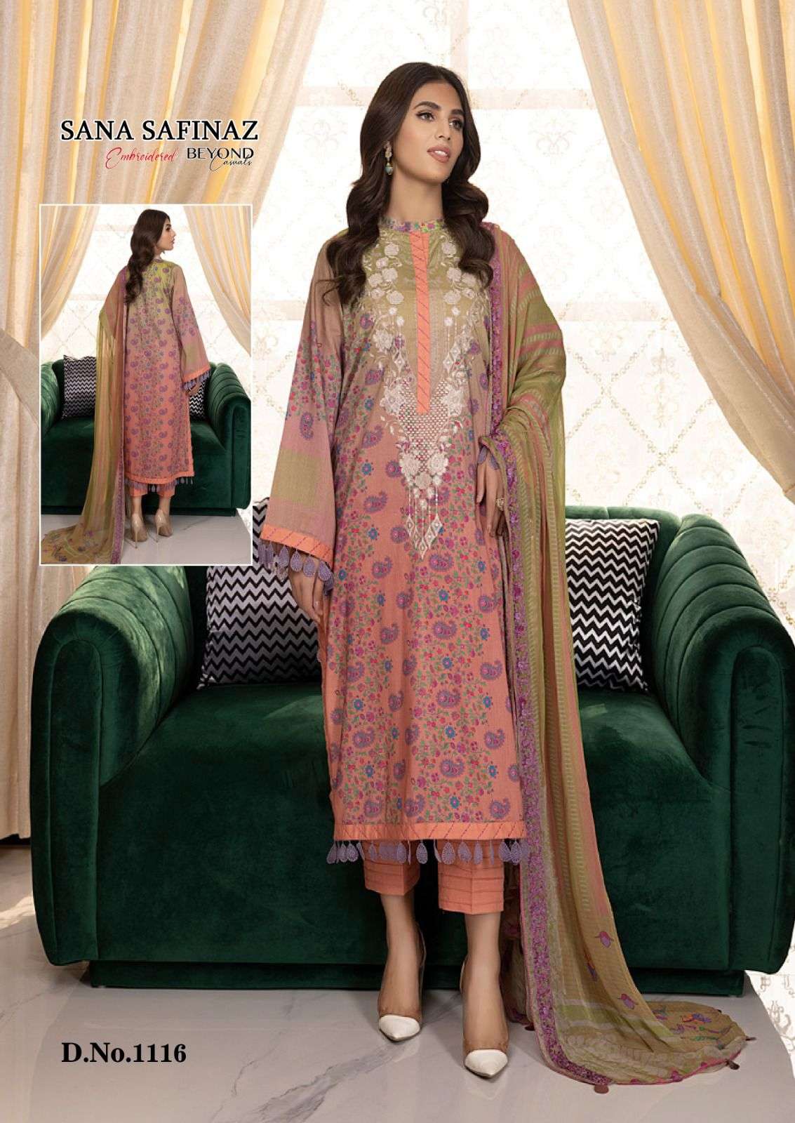 Sana Safinaz Beyond Casual By Fashid Wholesale 1115 To 1118 Series Beautiful Pakistani Suits Colorful Stylish Fancy Casual Wear & Ethnic Wear Pure Lawn Embroidered Dresses At Wholesale Price