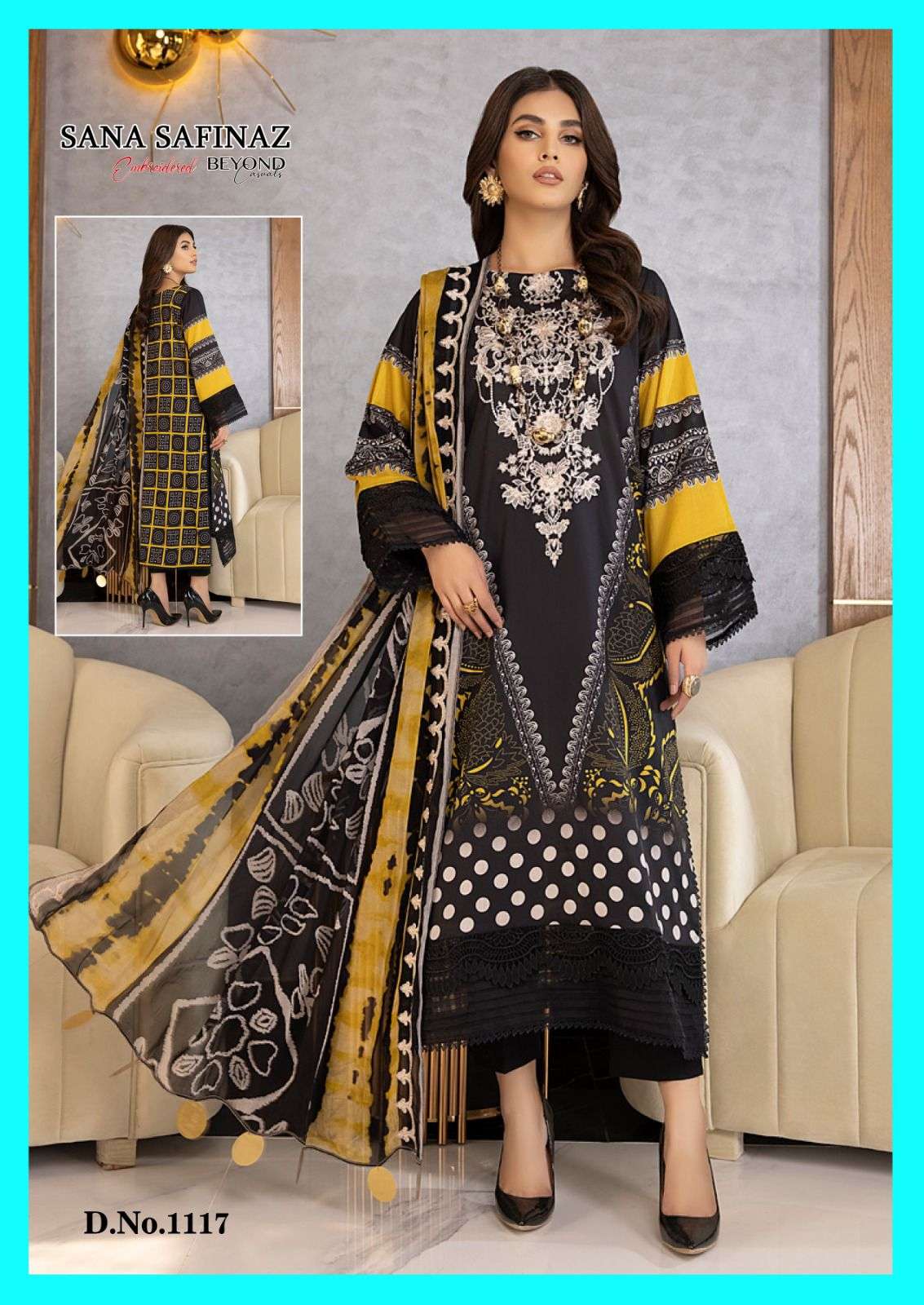 Sana Safinaz Beyond Casual By Fashid Wholesale 1115 To 1118 Series Beautiful Pakistani Suits Colorful Stylish Fancy Casual Wear & Ethnic Wear Pure Lawn Embroidered Dresses At Wholesale Price