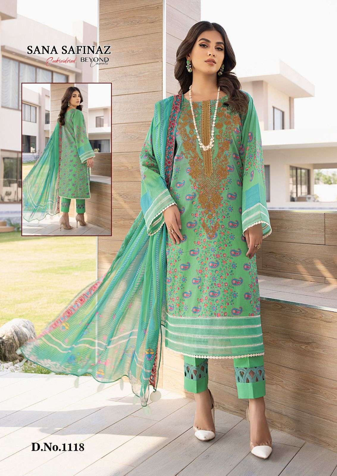 Sana Safinaz Beyond Casual By Fashid Wholesale 1115 To 1118 Series Beautiful Pakistani Suits Colorful Stylish Fancy Casual Wear & Ethnic Wear Pure Lawn Embroidered Dresses At Wholesale Price