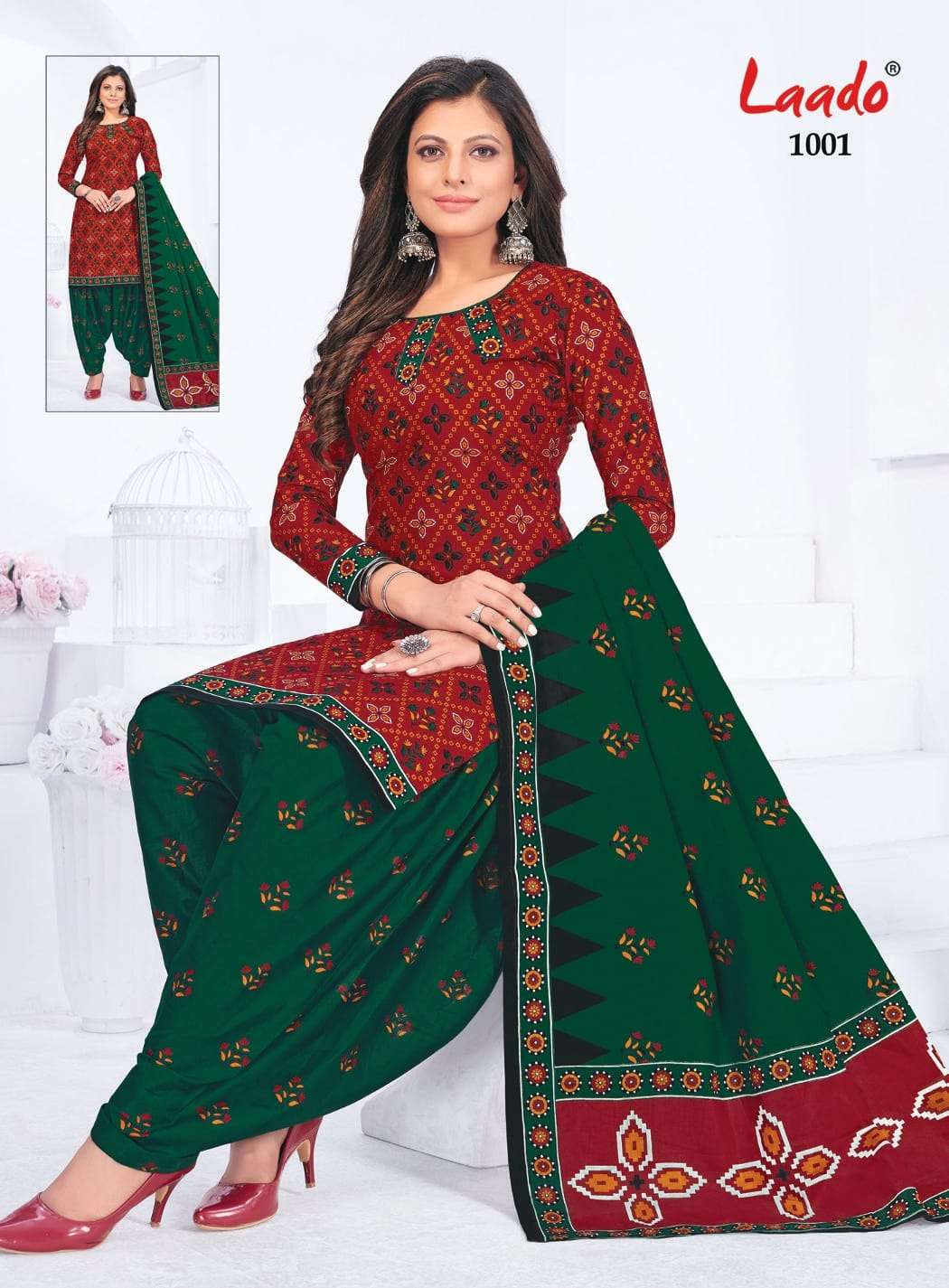 Pankhuri Vol-2 By Laado 1001 To 1020 Series Designer Festive Suits Beautiful Stylish Fancy Colorful Party Wear & Occasional Wear Pure Cotton Print Dresses At Wholesale Price
