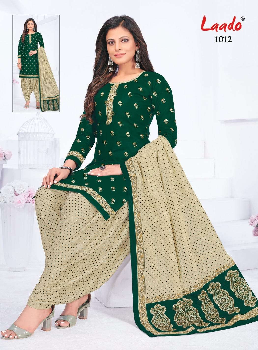 Pankhuri Vol-2 By Laado 1001 To 1020 Series Designer Festive Suits Beautiful Stylish Fancy Colorful Party Wear & Occasional Wear Pure Cotton Print Dresses At Wholesale Price