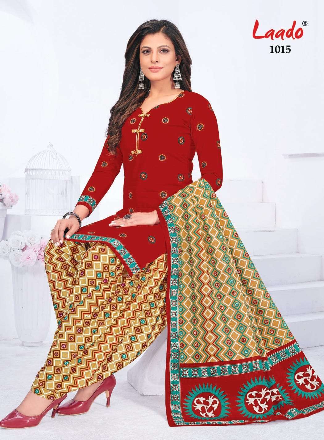 Pankhuri Vol-2 By Laado 1001 To 1020 Series Designer Festive Suits Beautiful Stylish Fancy Colorful Party Wear & Occasional Wear Pure Cotton Print Dresses At Wholesale Price