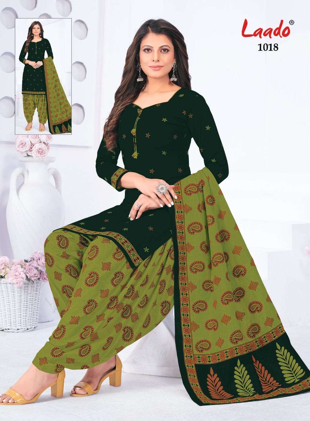 Pankhuri Vol-2 By Laado 1001 To 1020 Series Designer Festive Suits Beautiful Stylish Fancy Colorful Party Wear & Occasional Wear Pure Cotton Print Dresses At Wholesale Price
