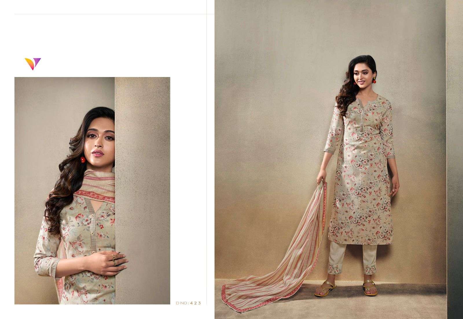 Refresh By Vatsam 421 To 428 Series Beautiful Stylish Festive Suits Fancy Colorful Casual Wear & Ethnic Wear & Ready To Wear Linen Digital Print Dresses At Wholesale Price