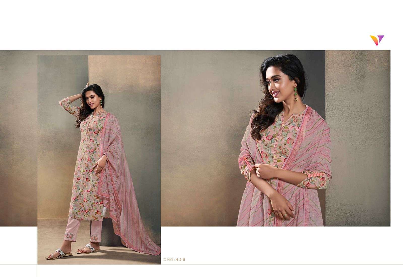 Refresh By Vatsam 421 To 428 Series Beautiful Stylish Festive Suits Fancy Colorful Casual Wear & Ethnic Wear & Ready To Wear Linen Digital Print Dresses At Wholesale Price