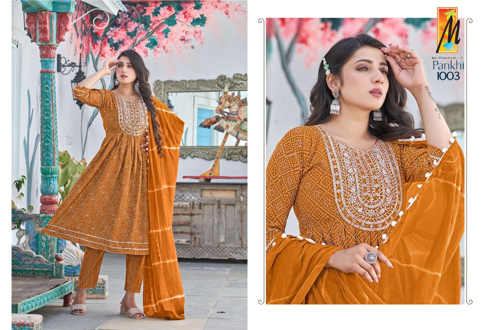 Pankhi By Master 1001 To 1008 Series Beautiful Stylish Suits Fancy Colorful Casual Wear & Ethnic Wear & Ready To Wear Rayon Print Dresses At Wholesale Price