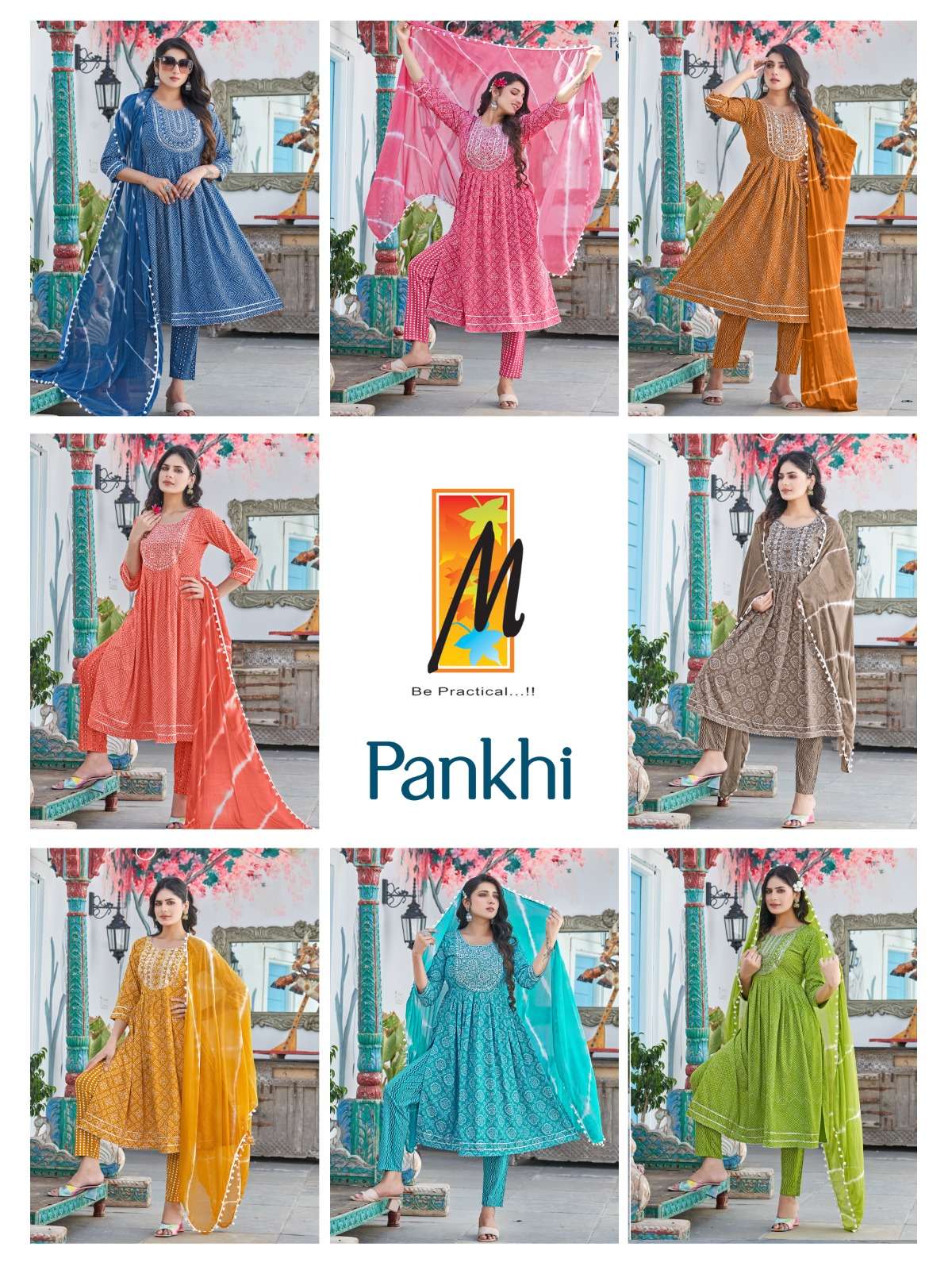 Pankhi By Master 1001 To 1008 Series Beautiful Stylish Suits Fancy Colorful Casual Wear & Ethnic Wear & Ready To Wear Rayon Print Dresses At Wholesale Price