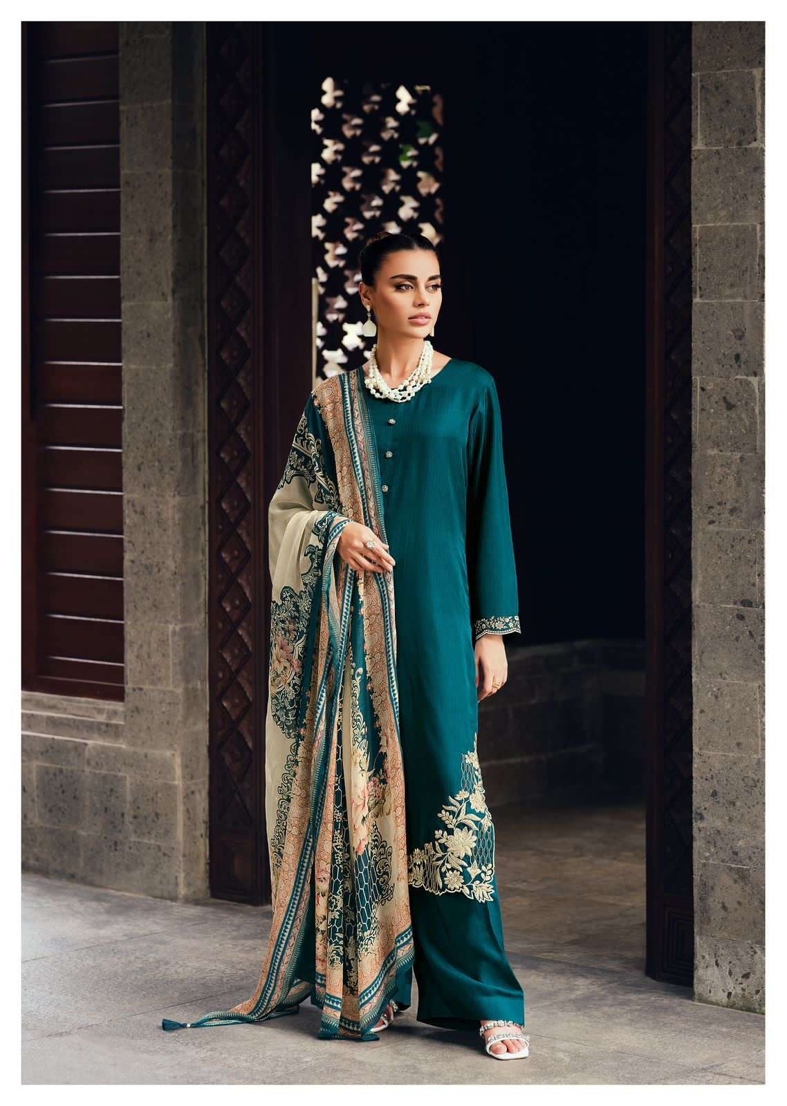 Sunflower By Varsha 01 To 05 Series Beautiful Suits Stylish Colorful Fancy Casual Wear & Ethnic Wear Muslin Embroidered Dresses At Wholesale Price