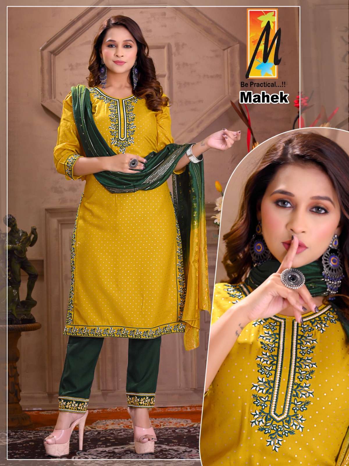 Mahek By Master 01 To 08 Series Beautiful Stylish Suits Fancy Colorful Casual Wear & Ethnic Wear & Ready To Wear Rayon Dresses At Wholesale Price