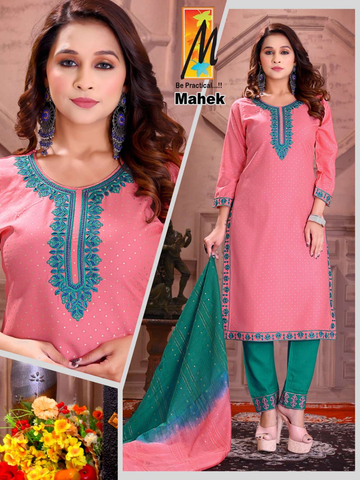 Mahek By Master 01 To 08 Series Beautiful Stylish Suits Fancy Colorful Casual Wear & Ethnic Wear & Ready To Wear Rayon Dresses At Wholesale Price