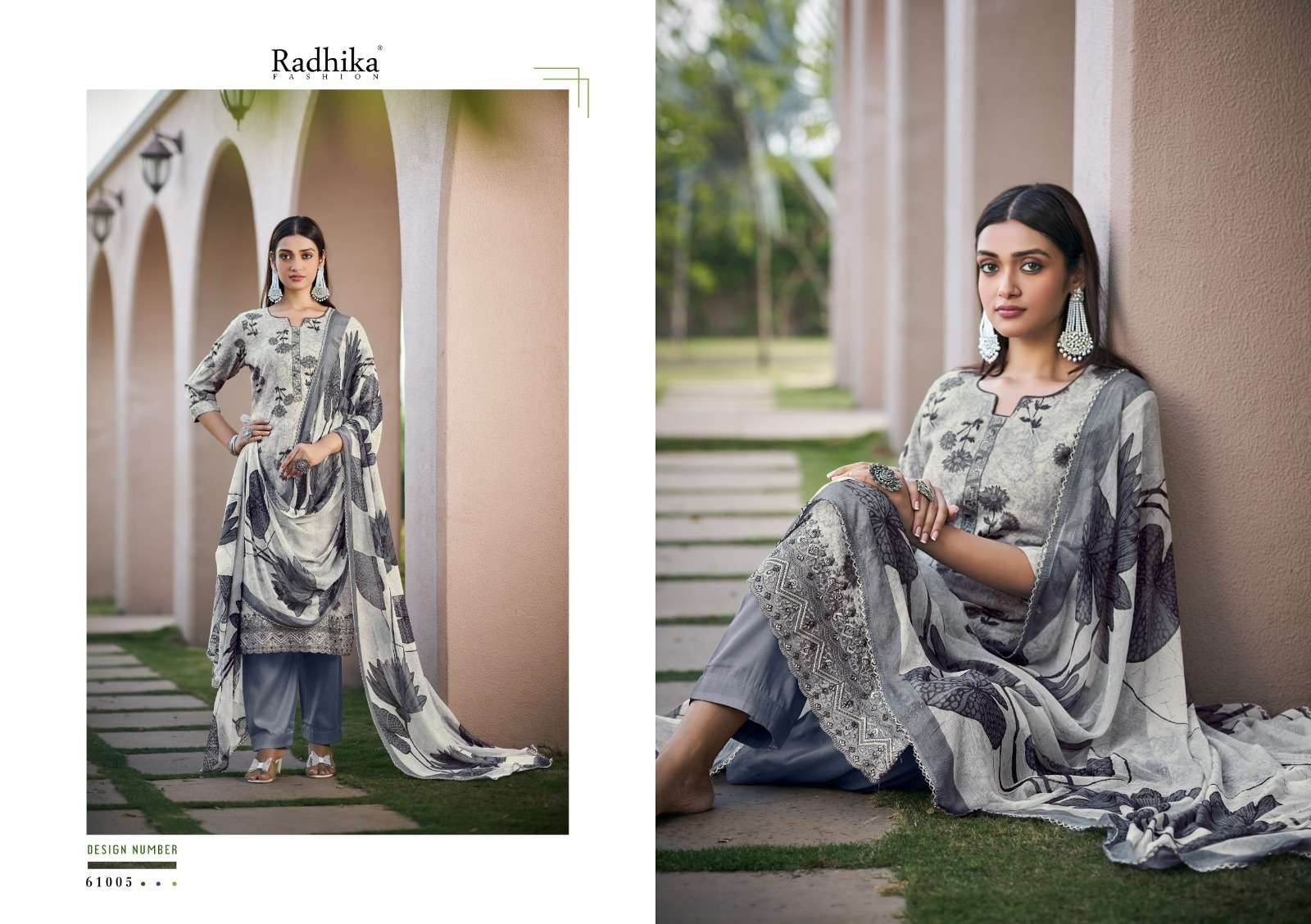 Naira By Azara 61001 To 61006 Series Beautiful Pakistani Suits Colorful Stylish Fancy Casual Wear Cotton Print Embroidered Dresses At Wholesale Price